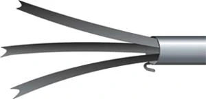 10-083 Beehler Pupil Dilator, Four Prongs, Intraocular Handle, 17 Ga, Curved Shaft, Length 130 mm, Titanium Handle - Image 2