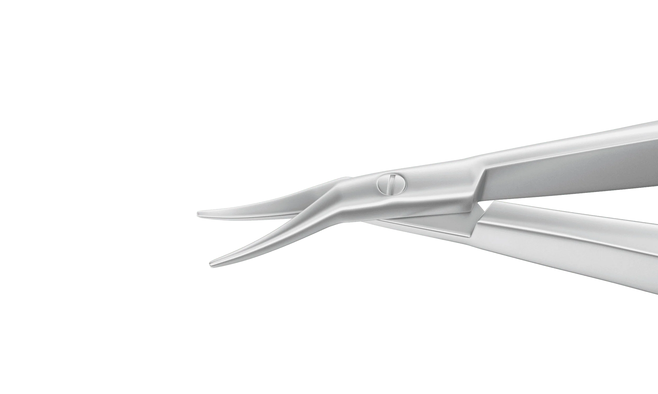 11-010S Castroviejo Corneal Scissors, Left, Curved, Blunt Tips, 7.00 mm Blades, Length 100 mm, Stainless Steel - Image 3