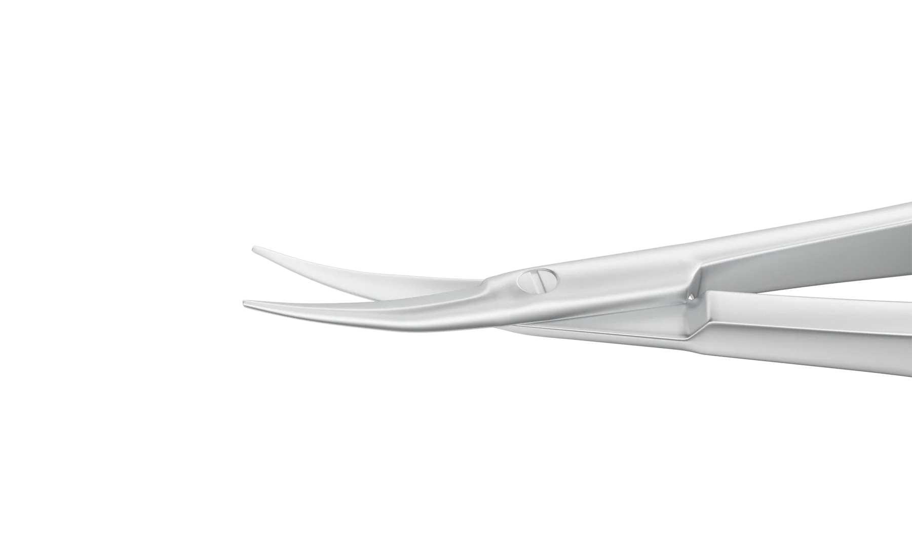 11-040S Westcott Curved Tenotomy Scissors, Blunt Tips, 13.00 mm Blades, Flat Handle, Length 115 mm, Stainless Steel - Image 2