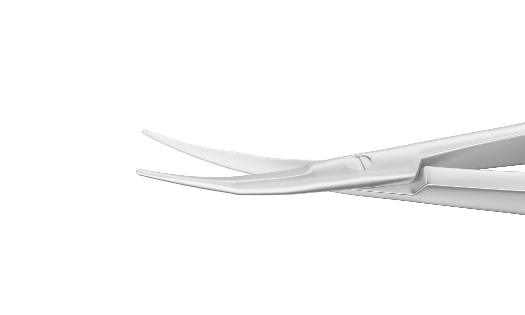 11-042S Westcott Curved Tenotomy Scissors, Blunt Tips, 16.00 mm Blades, Flat Handle, Length 120 mm, Stainless Steel - Image 2
