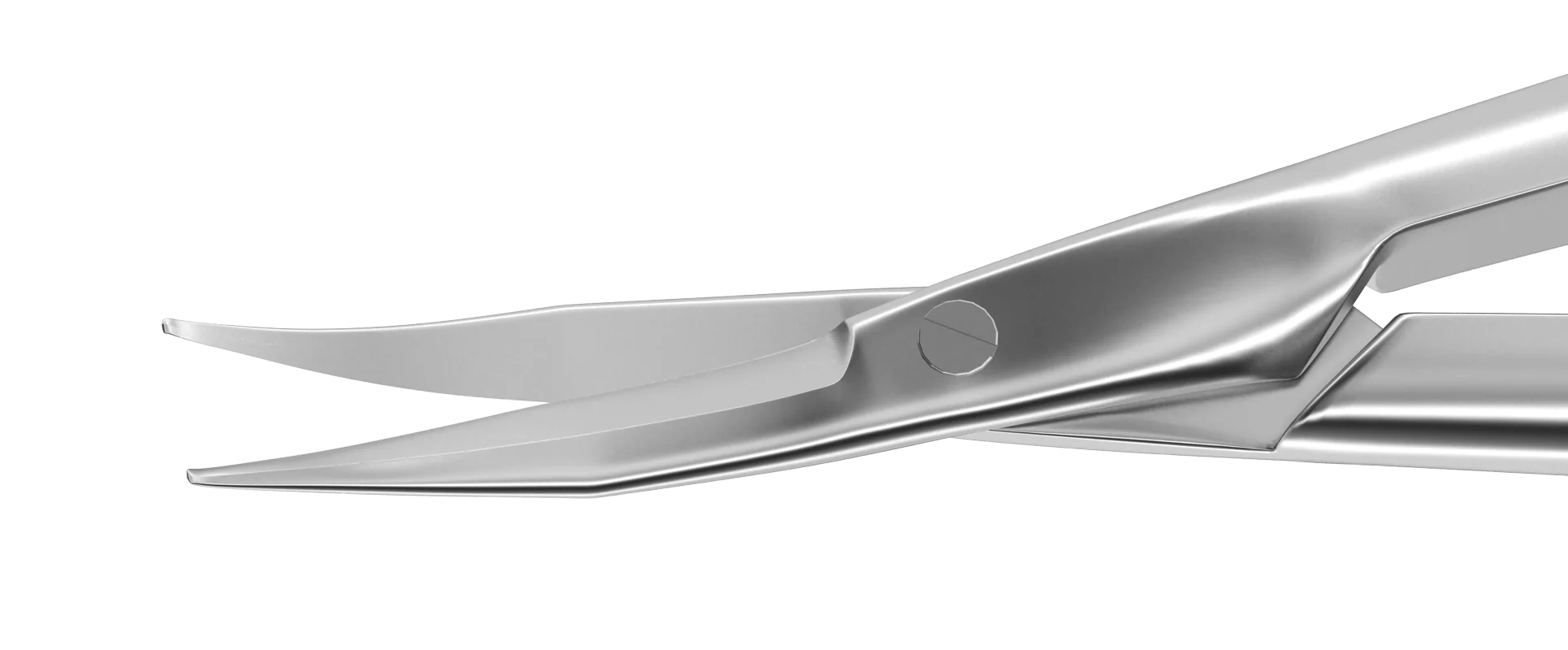 11-048S Westcott Curved Tenotomy Scissors, Right, Blunt Tips, 15.00 mm Blades, Length 116 mm, Stainless Steel - Image 2