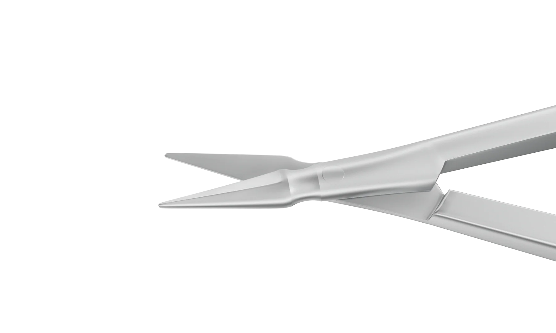 11-0501S Clayman-Vannas Swan Neck Straight Scissors, Sharp Tips, 5.00 mm Blades, Smooth Handle, Length 81 mm, Stainless Steel - Image 3