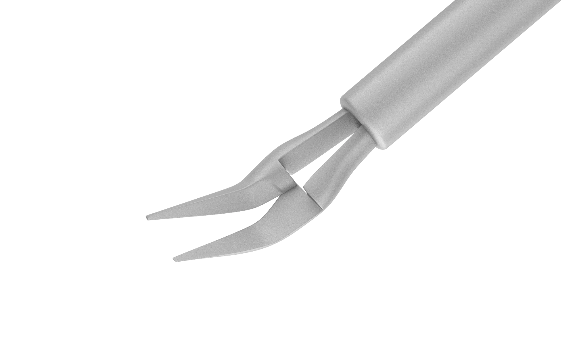 12-2085 Angled Horizontal Vitreoretinal Scissors, 45°, Short Blades, 20 Ga, Tip Only - Image 3