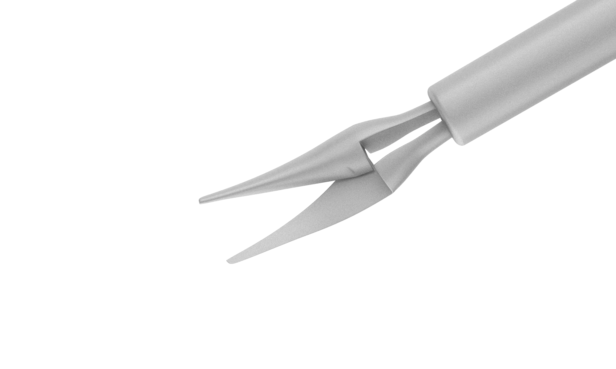 12-209-23 Curved Subretinal Scissors, Curvature Radius 12.00 mm, 23 Ga, Tip Only - Image 3
