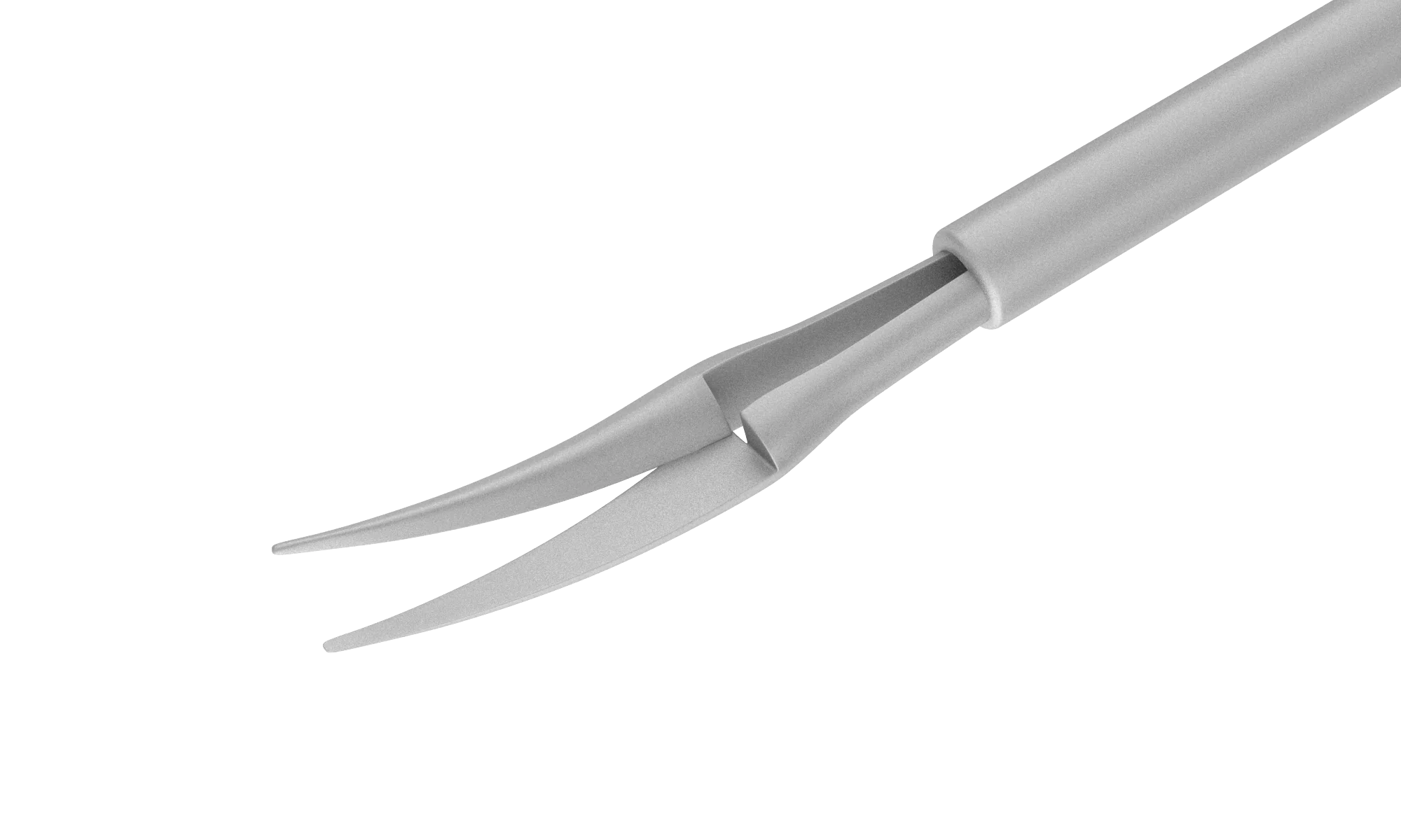 12-209 Curved Subretinal Scissors, Curvature Radius 12.00 mm, 20 Ga, Tip Only - Image 3