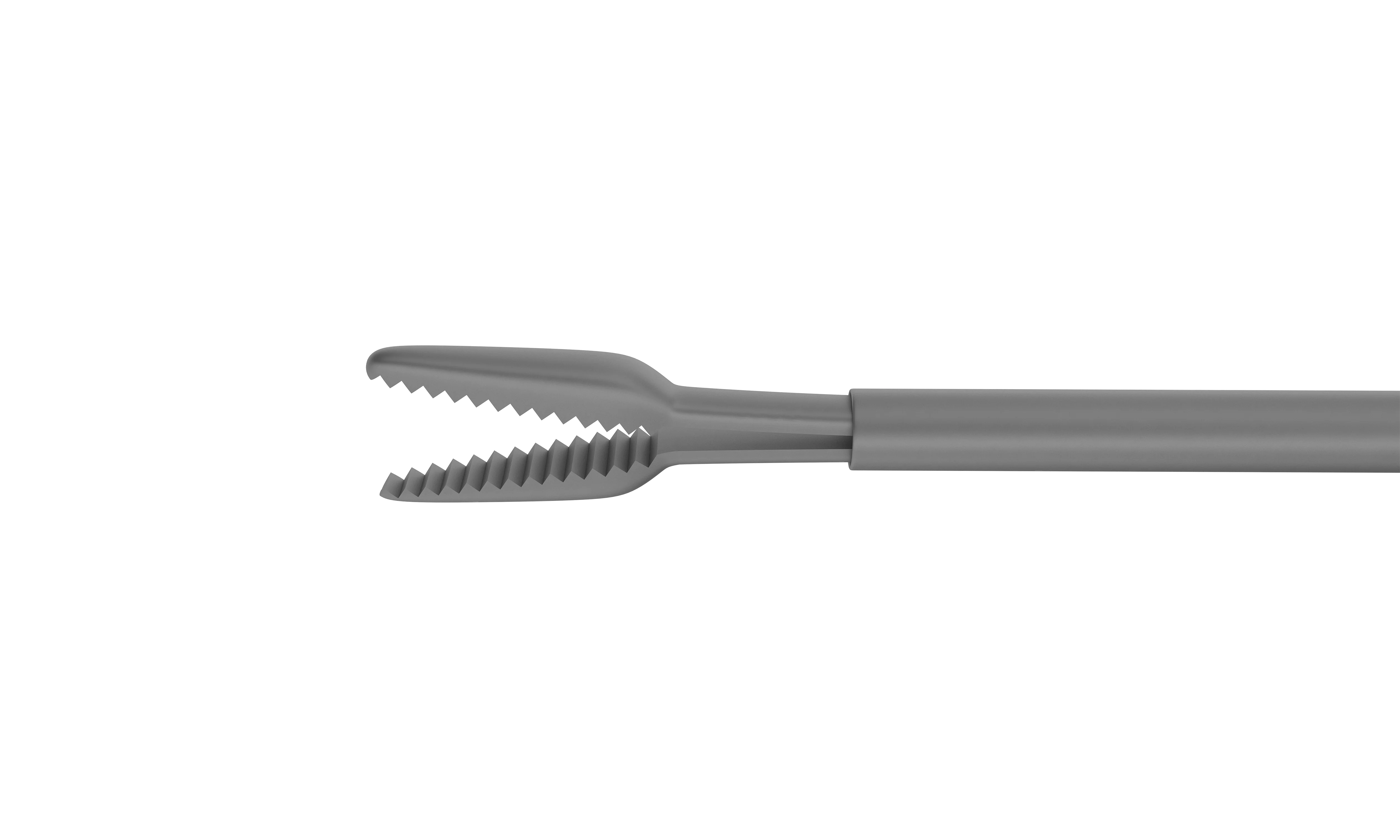 12-304-23H Gripping Forceps With A "Crocodile" Platform, Attached to a Squeeze Handle, with RUMEX Flushing System, 23 Ga - Image 3