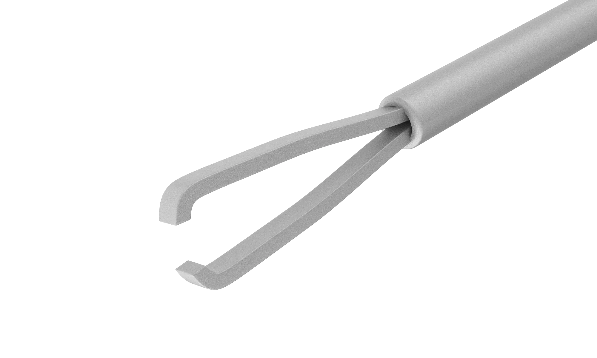 12-4013 End-Grasping Forceps, Expanded Space between Branches, 23 Ga, Tip Only - Image 3