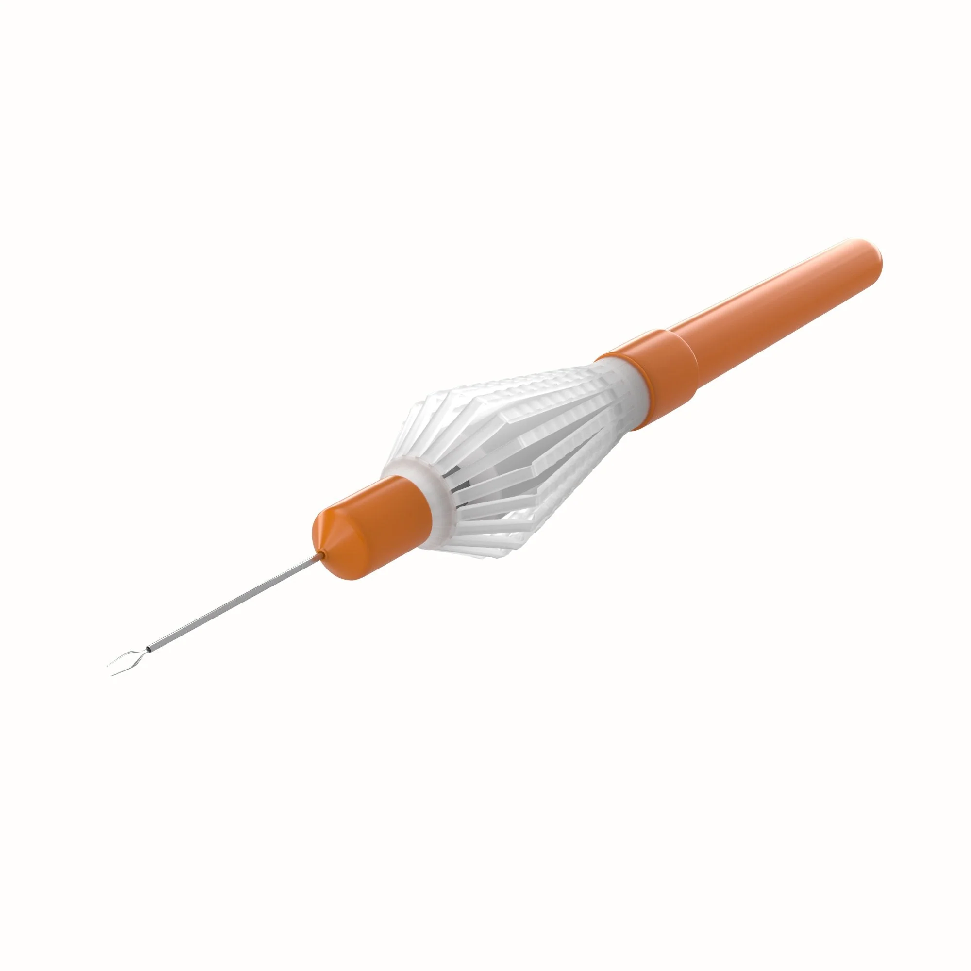 12-410-23DP Disposable Vitreoretinal Eckardt End-Gripping Forceps, 23 Ga, Plastic Handle 360ᵒ, 6 per Box - Image 2