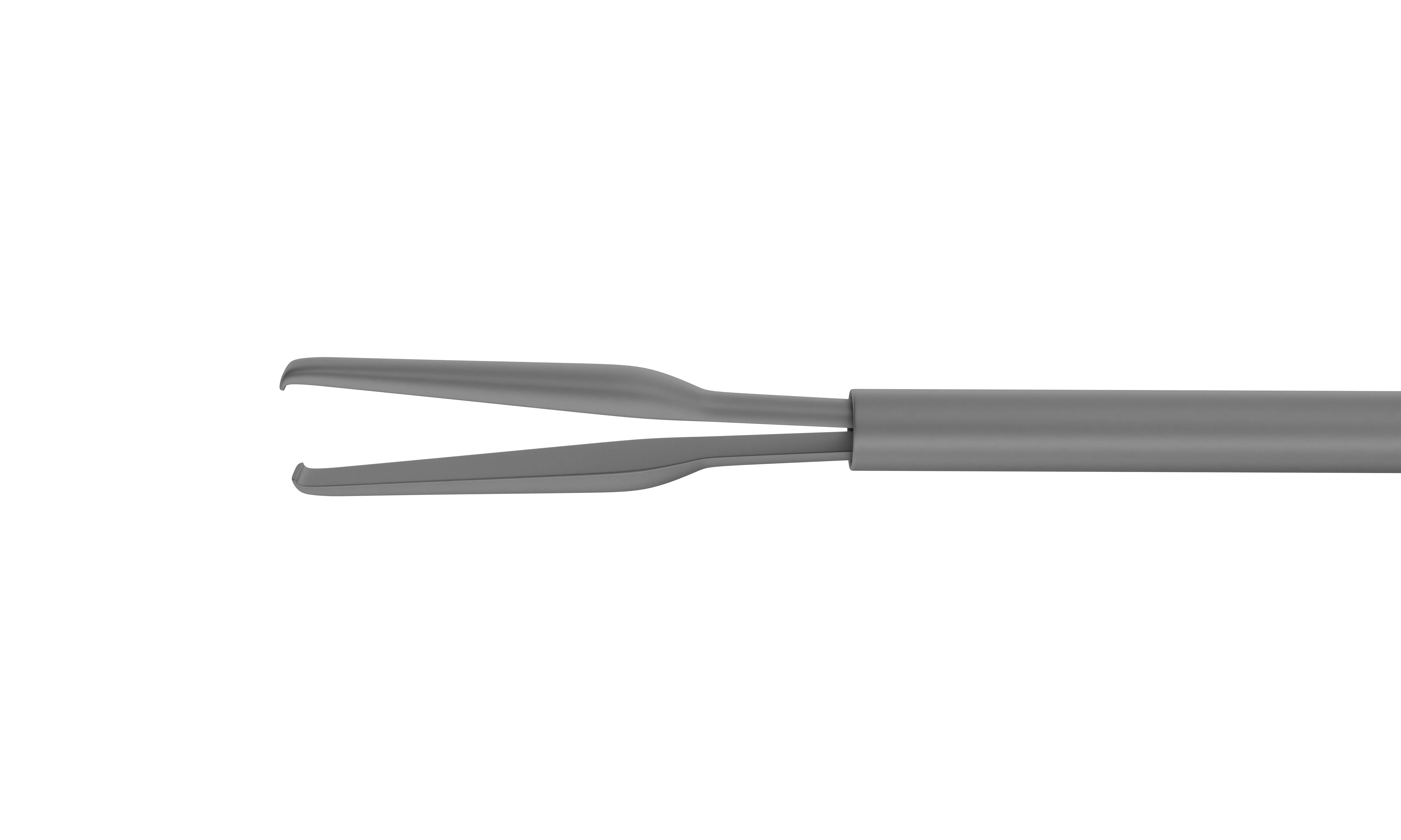 12-410-25H Eckardt End-Gripping Forceps, Attached to a Squeeze Handle, with RUMEX Flushing System, 25 Ga - Image 3