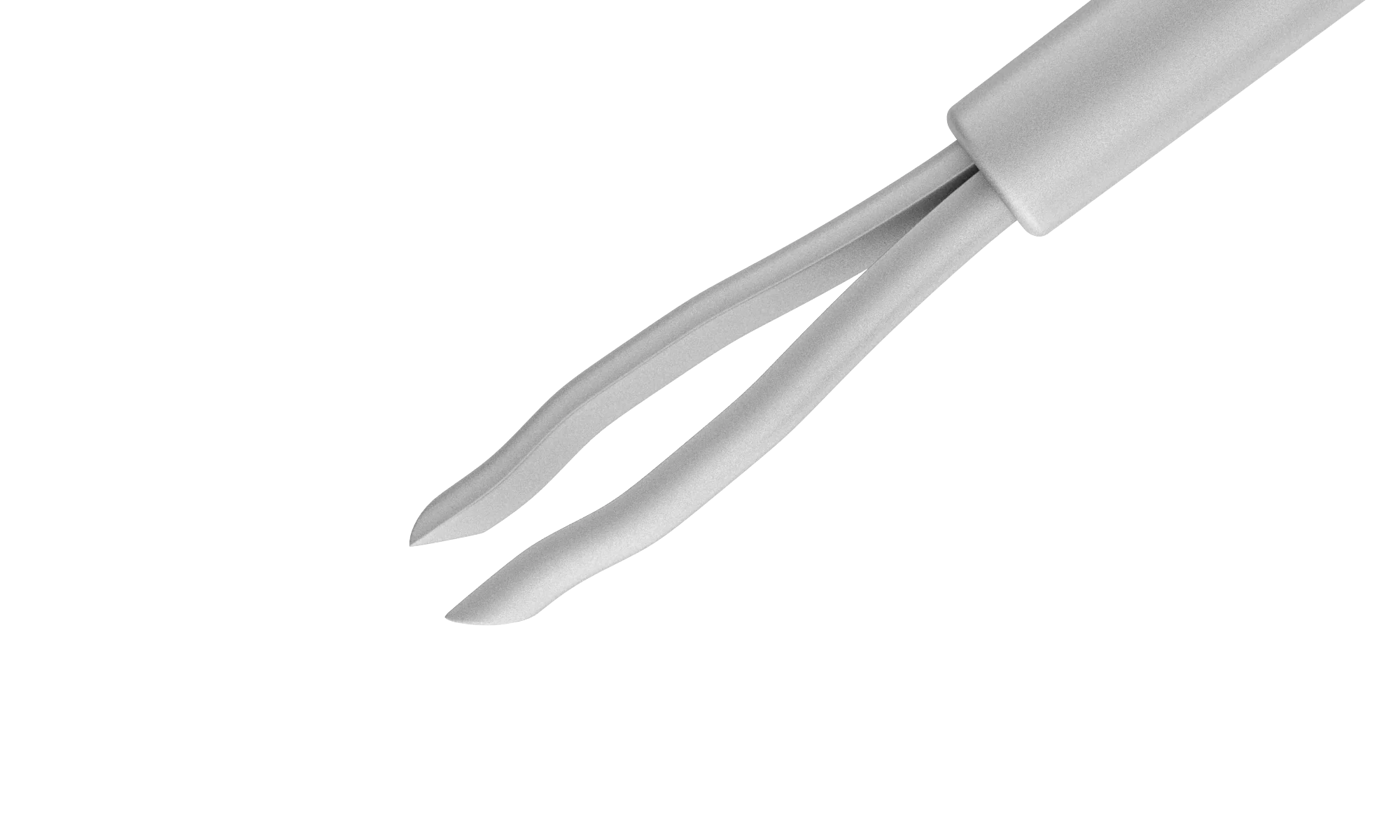 12-420-27 Asymmetrical End-Grasping Forceps, 27 Ga, Tip Only - Image 3