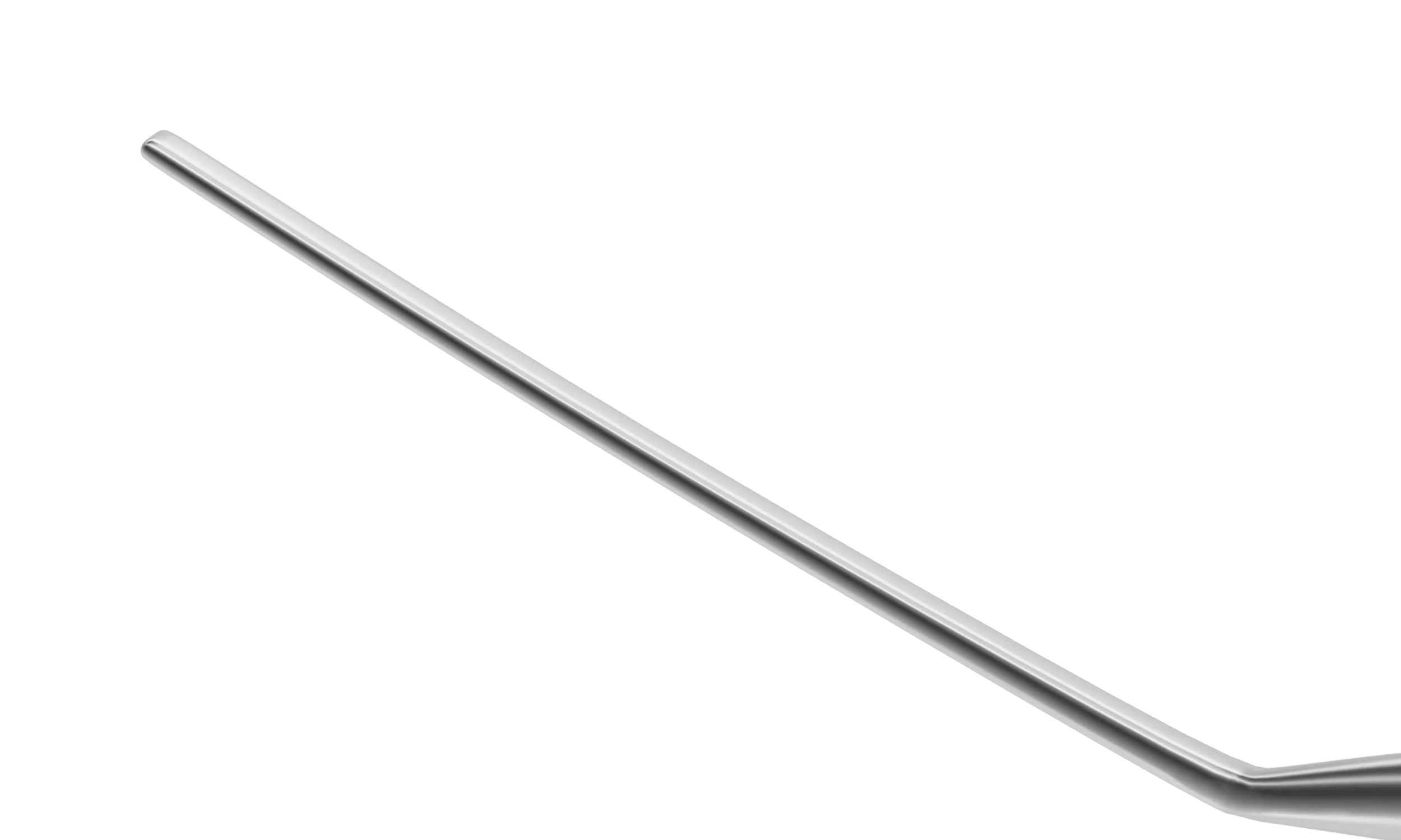 13-031 Double Spatula, 0.50 mm and 1.00 mm Wide, 12.00 mm Long, Length 134 mm, Round Titanium Handle - Image 2