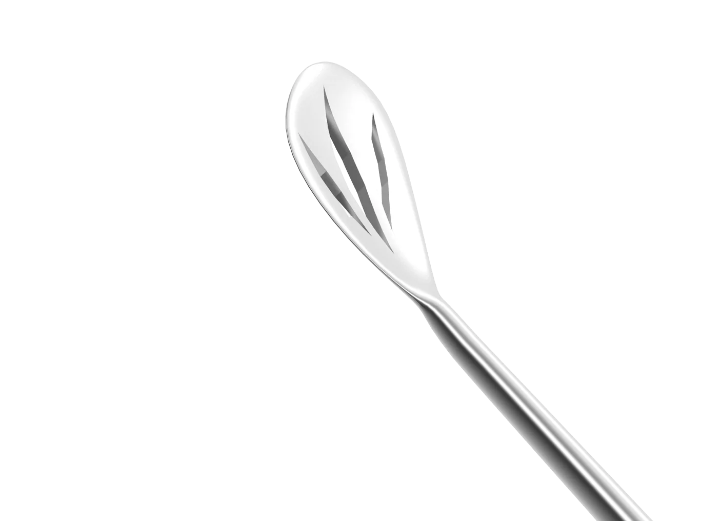13-110 Paton Spatula And Spoon, Double-Ended, Length 150 mm, Round Titanium Handle - Image 3