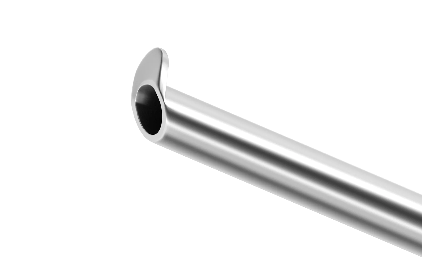 13-139/I Endothelial Stripper, Irrigating, for Descemet’s Stripping, Length 104 mm, Titanium Handle - Image 2