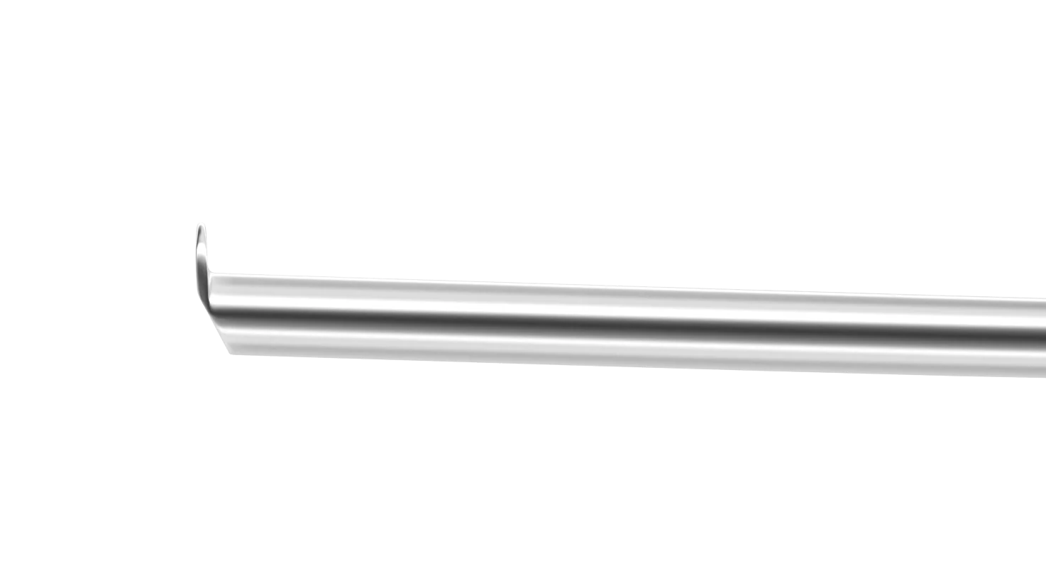 13-139/I Endothelial Stripper, Irrigating, for Descemet’s Stripping, Length 104 mm, Titanium Handle - Image 4