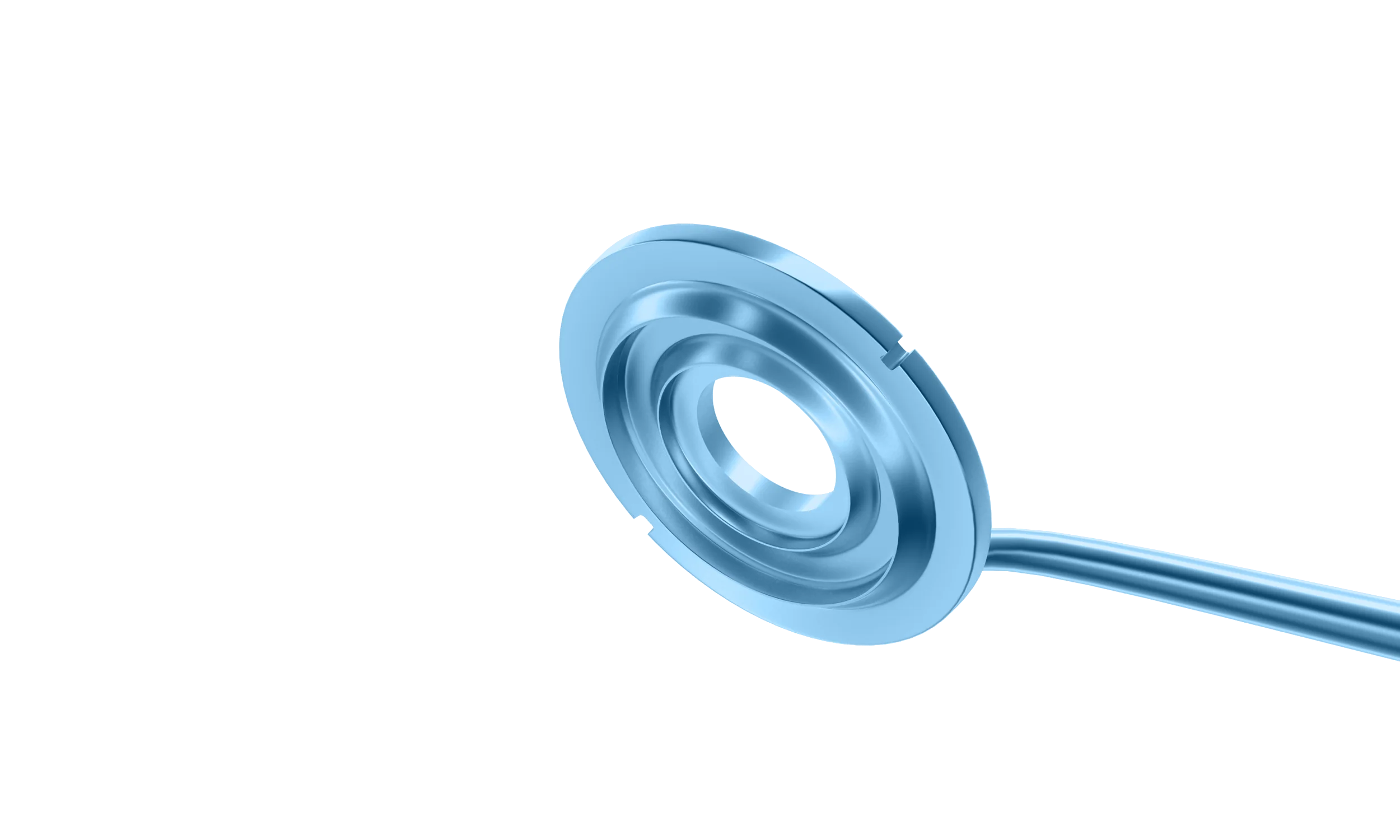 3-143T Tunnel Zone Marker, 4.00/6.00 mm Diameter, 40° Angled to Handle, Length 127 mm, Titanium - Image 3