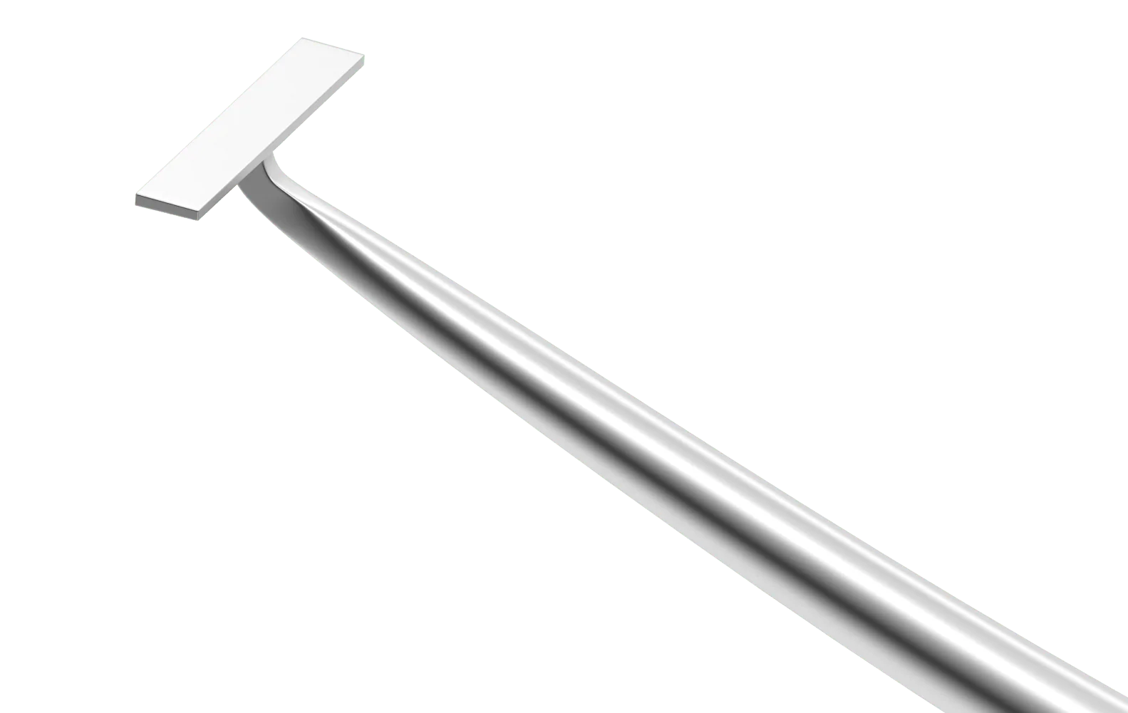 13-1491 John DSAEK Descemet's Stripper, T-Shaped, 1.80 mm Wide x 0.60 mm High Tip, Length 118 mm, Round Titanium Handle - Image 2