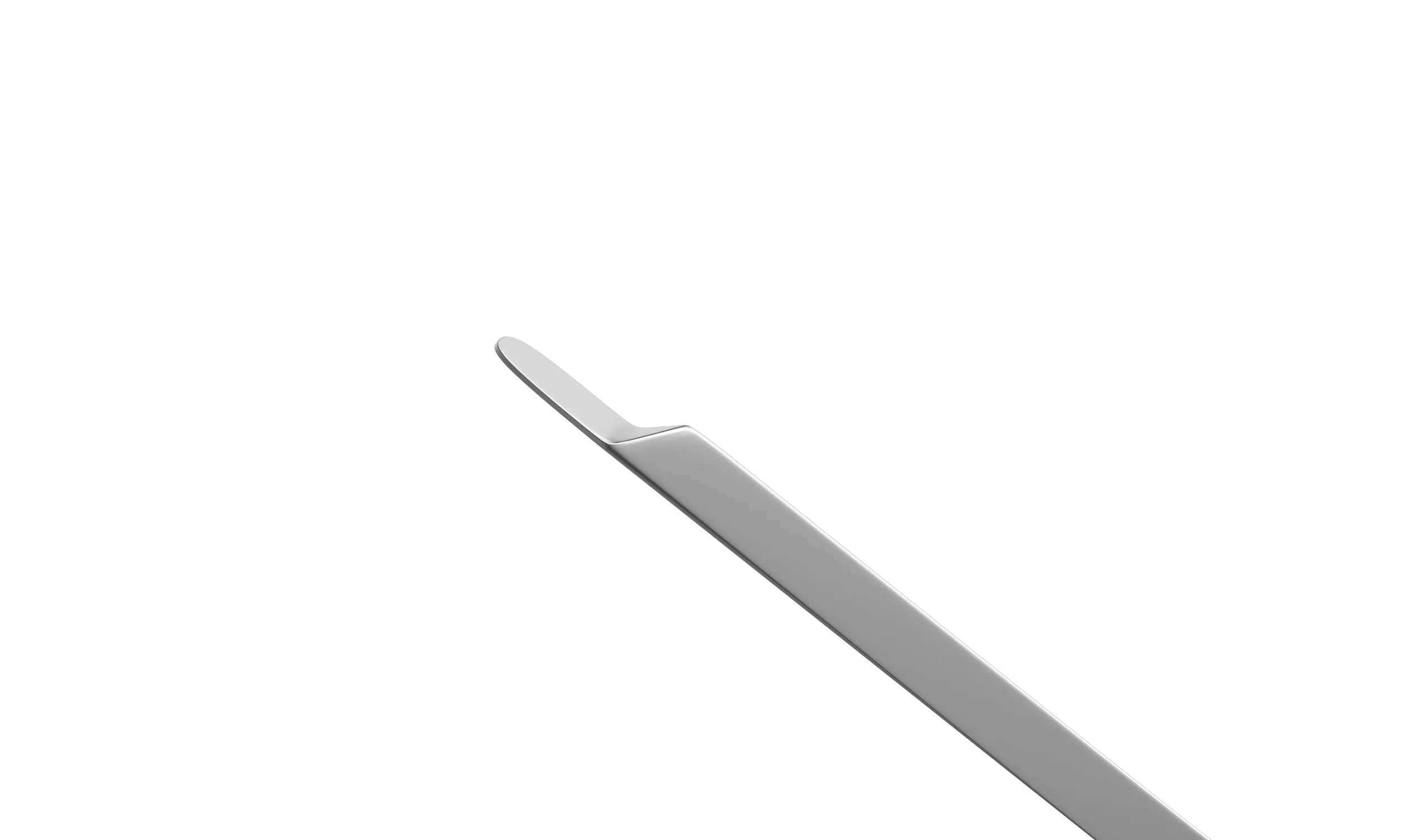 13-170 Trisector for DALK Procedure, Flat 1.40 x 0.70 mm Tip, Titanium Handle, Length 124 mm - Image 2
