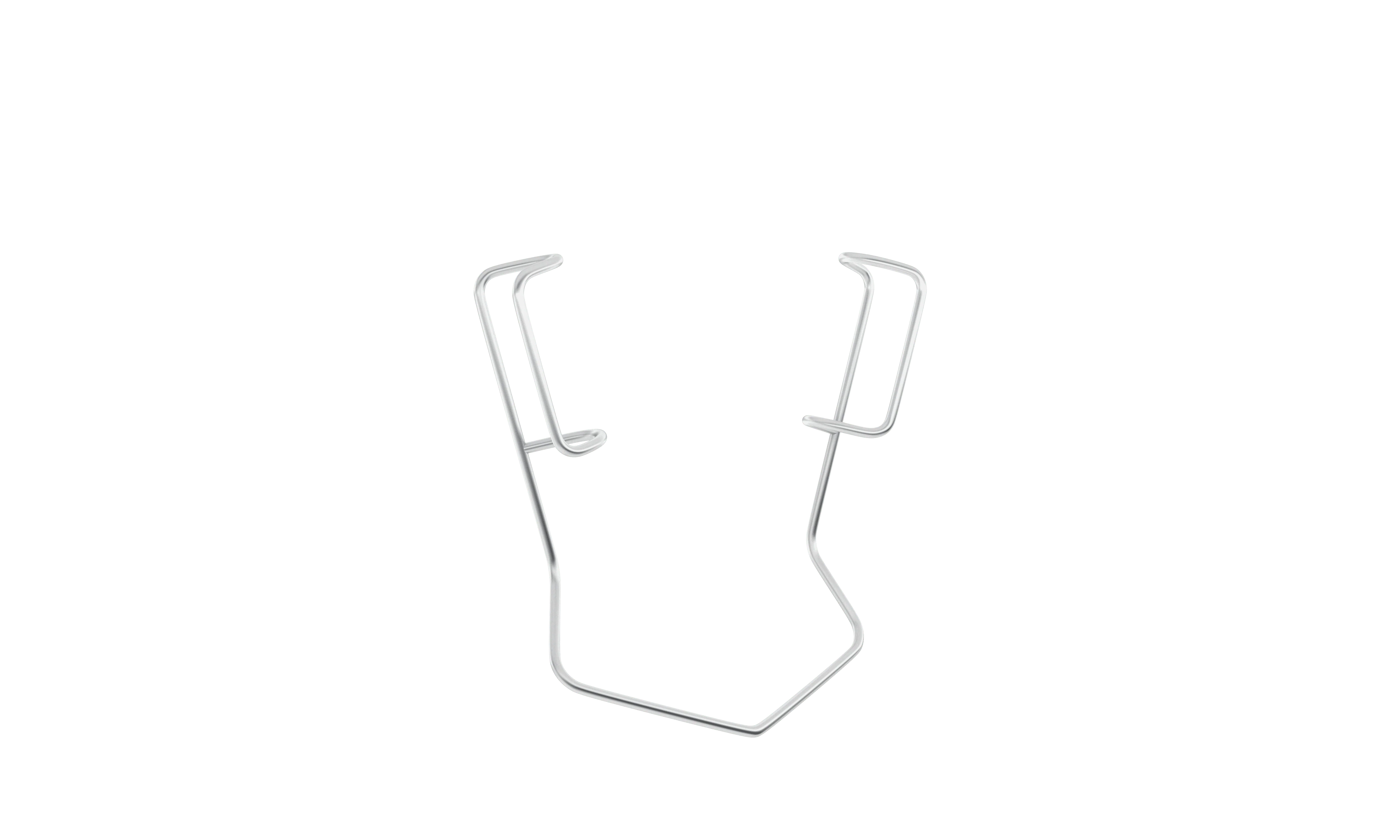 14-0281S Barraquer Wire Speculum, Temporal, Fenestrated 11.00 mm Blades, Child Size, Length 36 mm, Stainless Steel - Image 2