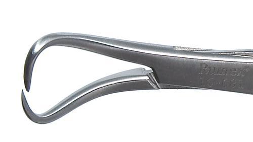 16-081S Towel Forceps, Ring Handle, Length 125 mm, Stainless Steel - Image 2