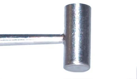 16-111S Schocket Double-Ended Scleral Depressor, with Pocket Clip, Round Handle, Length 143 mm, Stainless Steel - Image 3