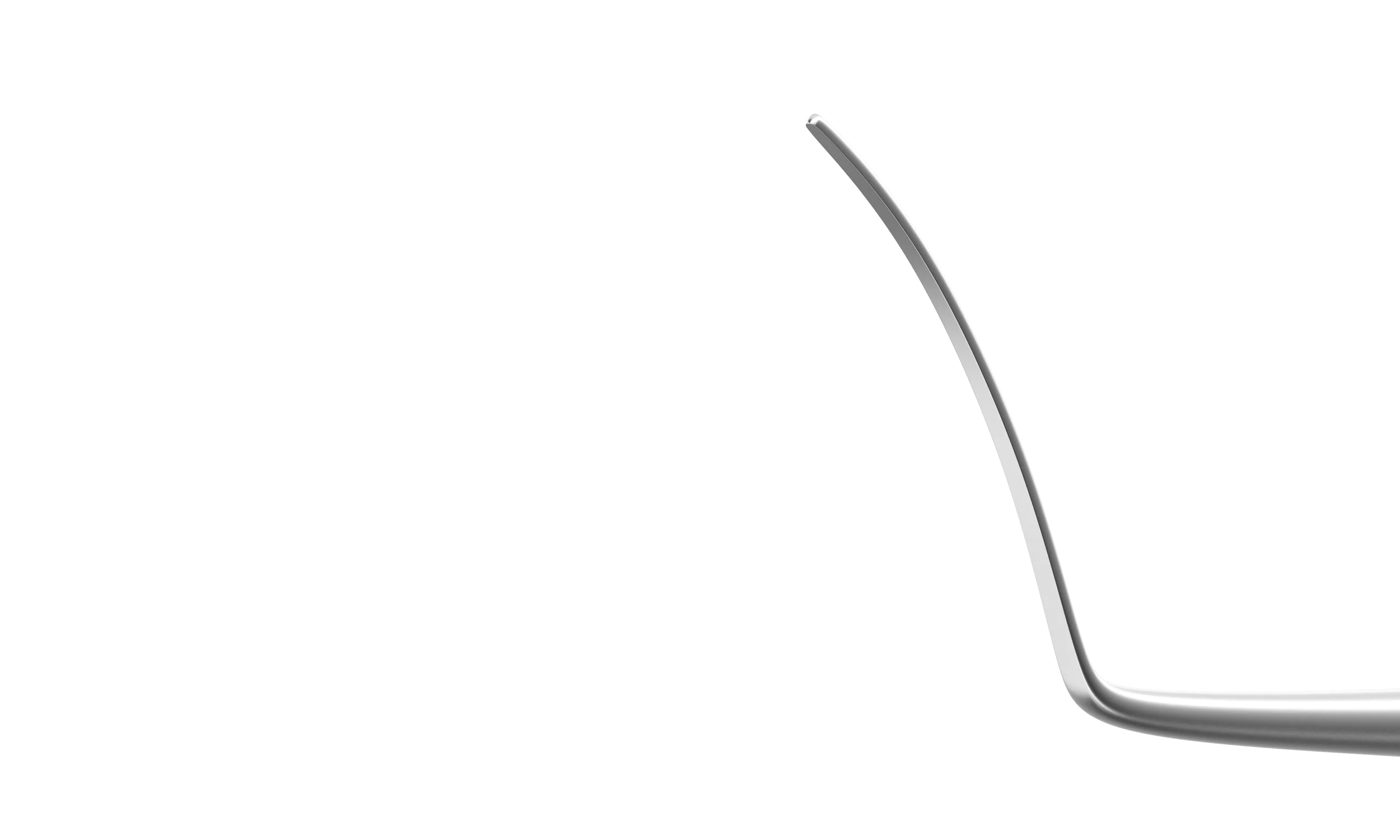 20-002 Lindstrom LASIK/PRK Spatula and Epithelium Removal Board, Length 138 mm, Round Titanium Handle - Image 3