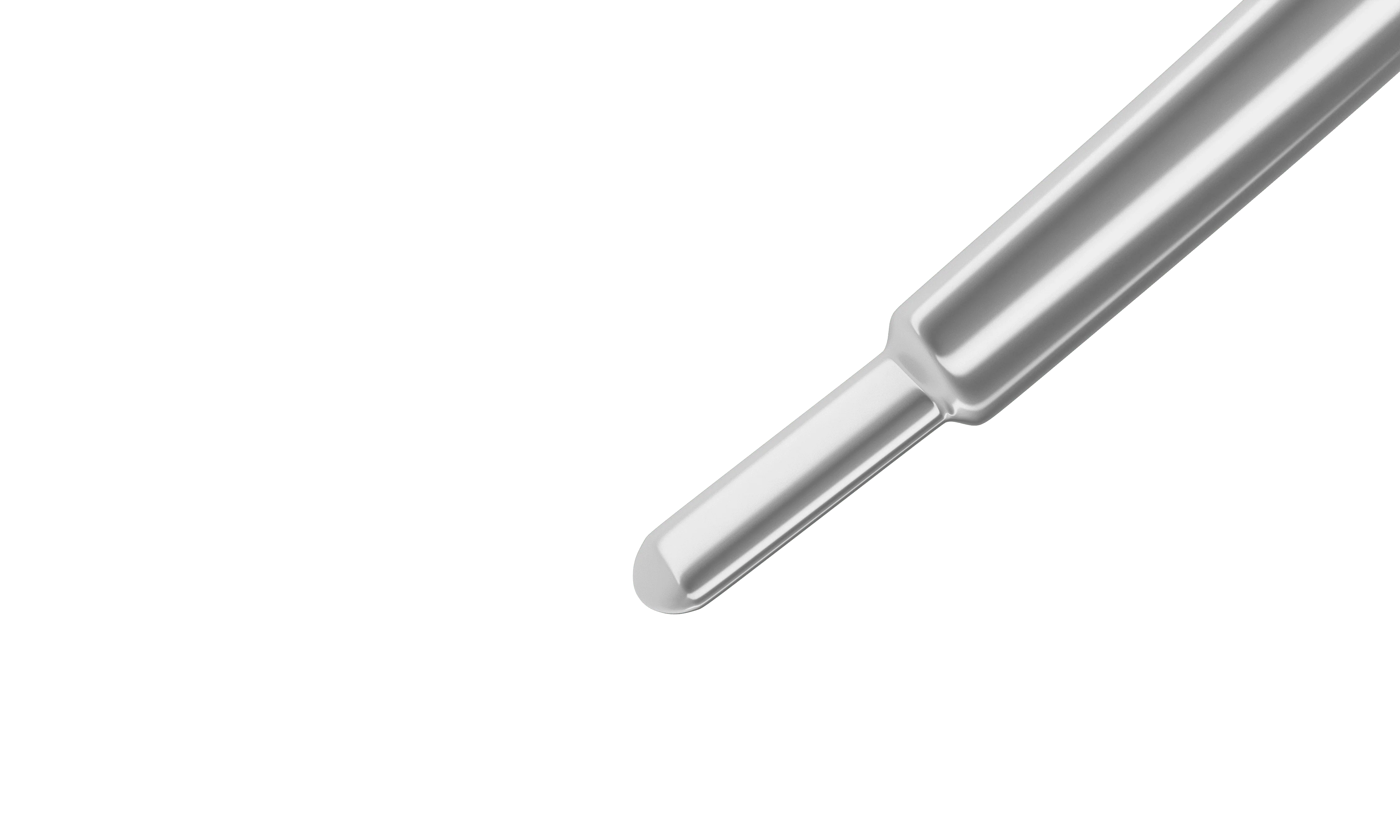 20-061 Double-Ended Femto Spatula, Length 132 mm, Round Titanium Handle - Image 2