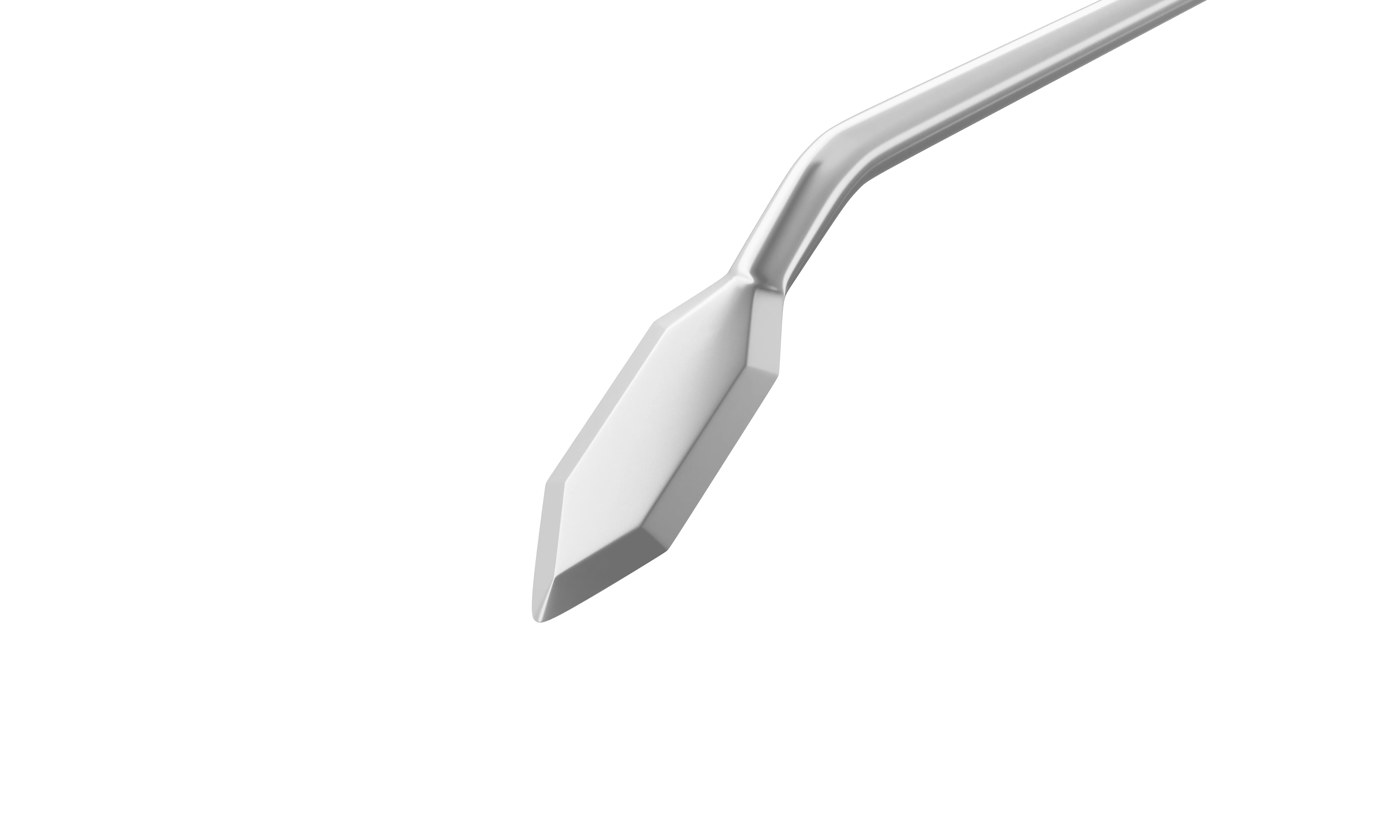 20-061 Double-Ended Femto Spatula, Length 132 mm, Round Titanium Handle - Image 3
