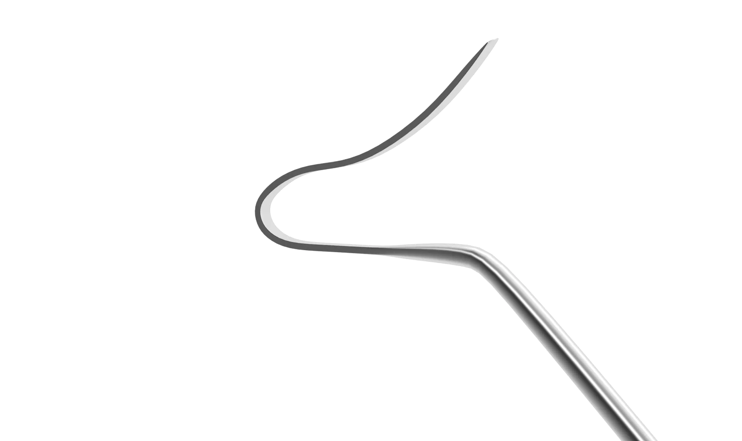 20-201 FemtoLASIK Flap Spatula, Double-Ended, Length 128 mm, Round Titanium Handle - Image 3