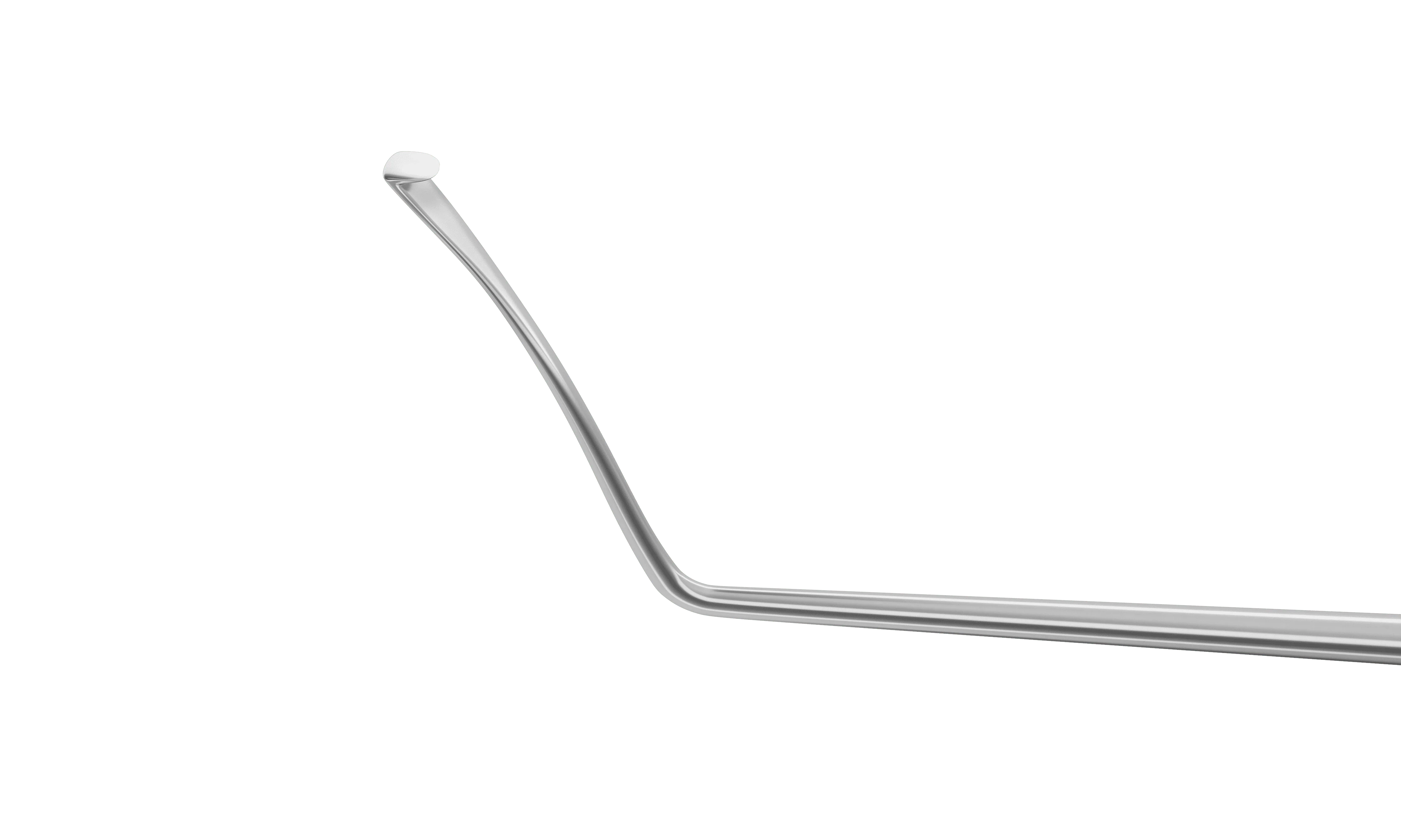 20-2073 SMILE Lenticule Removing Spatula, Length 120 mm, Round Titanium Handle - Image 2