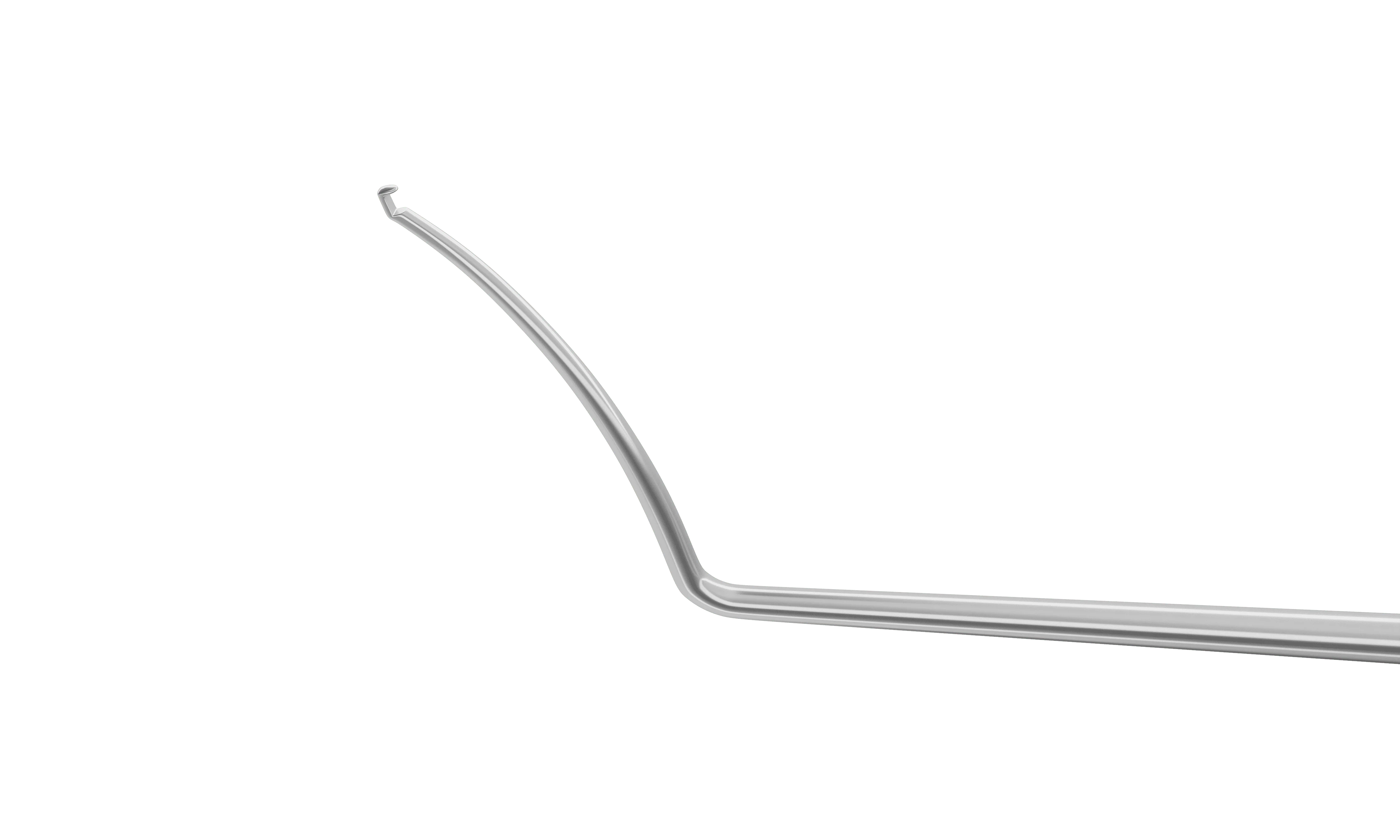 20-2073 SMILE Lenticule Removing Spatula, Length 120 mm, Round Titanium Handle - Image 3
