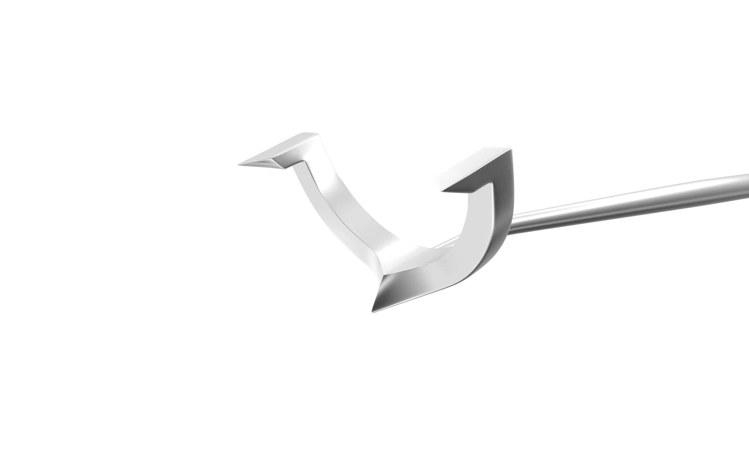 3-192 Lum LRI Gravity Axis Marker, Pre-Op, 14.00 mm, Angled, Horizontal Axis 3' and 9', Length 140 mm, Round Titanium Handle, Stainless Steel Gravity System - Image 2