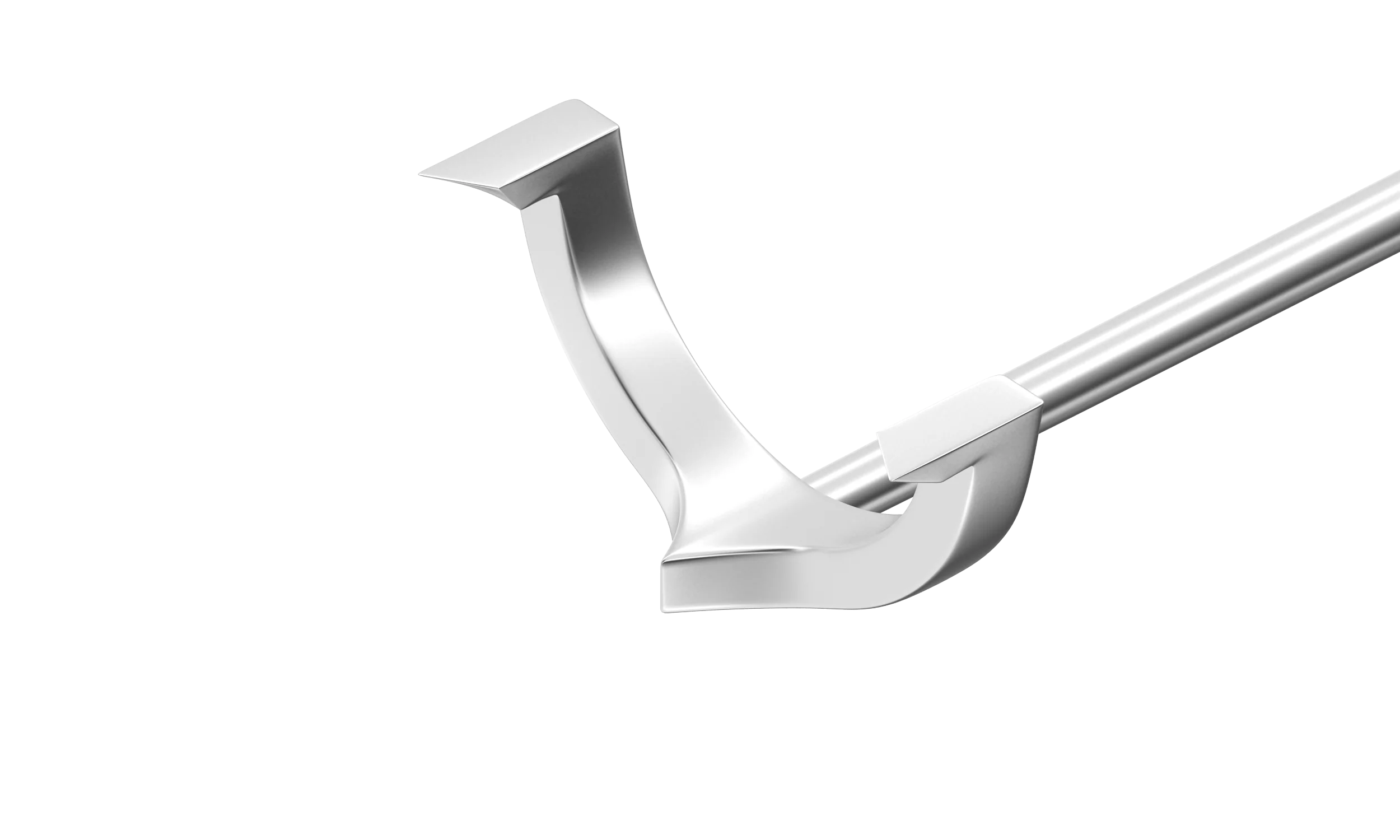 3-1932 Whitehouse Gravity Axis Marker with Reduced Diameters, Straight, Marks at 3, 6, 9 o'Clock, 9.50/12.50 mm, Length 153 mm, Round Titanium Handle, Stainless Steel Gravity System - Image 2