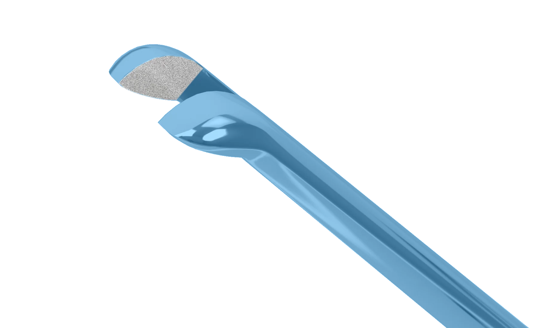 4-030T Utrata Capsulorhexis Forceps, Regular Tips, 11.50 mm Straight Jaws, Flat Handle, Length 82 mm, Titanium - Image 2