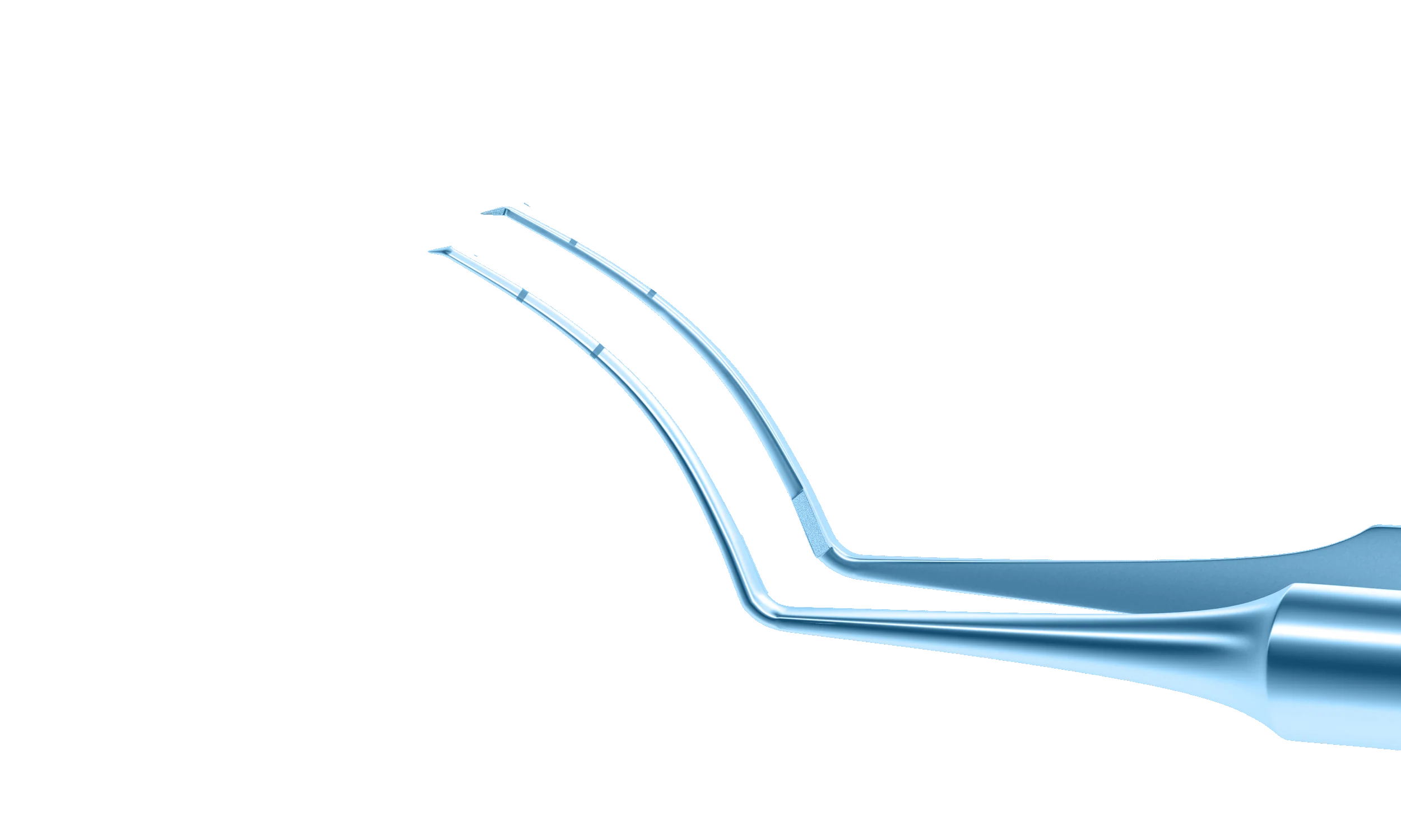 4-03314T Utrata Capsulorhexis Forceps with Scale (2 Engravings at 3.00, 6.00 mm), Cystotome Tips, 11.50 mm Curved Jaws, Round Handle, Length 110 mm, Titanium - Image 2