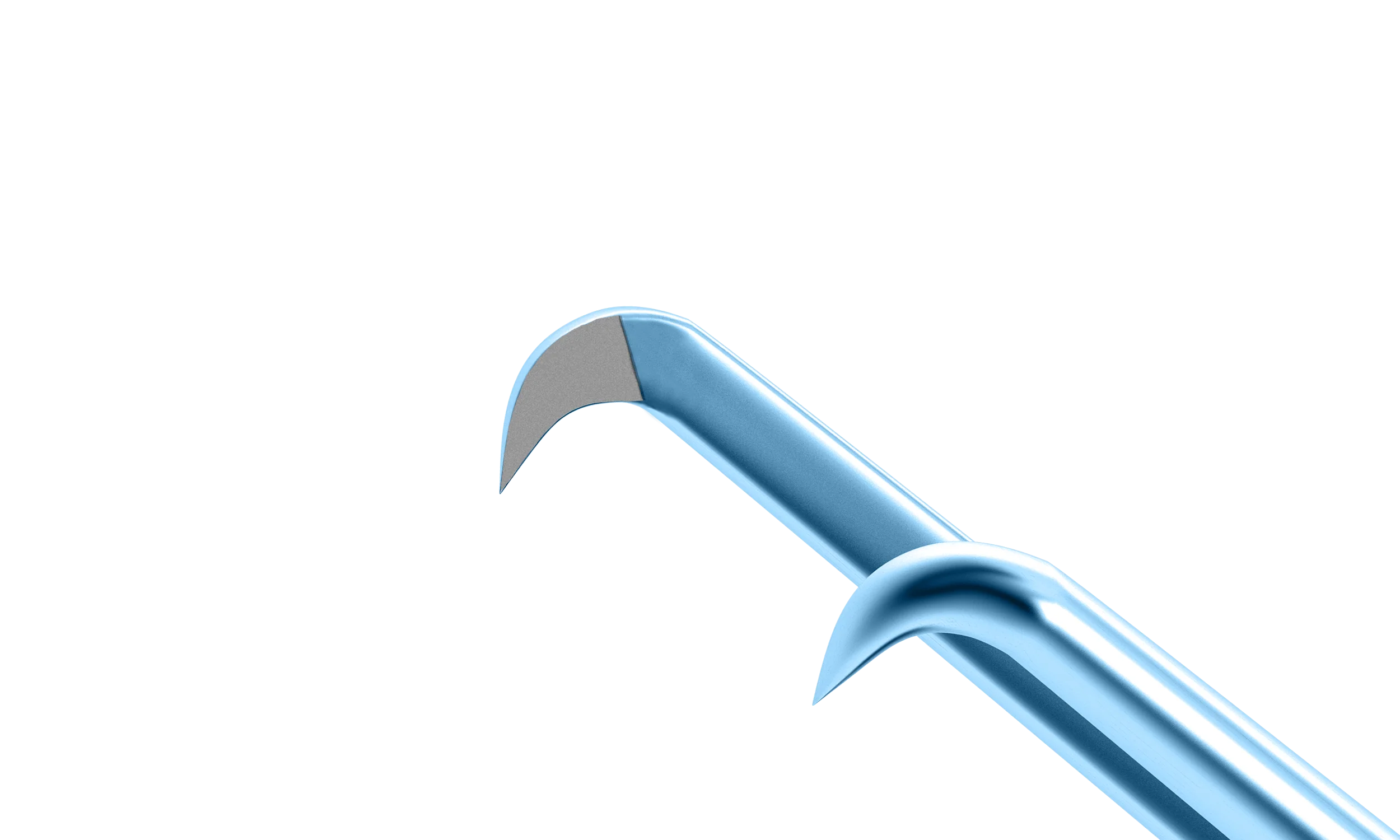 4-0352T Nevyas Capsulorhexis Forceps, Cystotome Triangular Claw-Shaped Tips, 11.50 mm Straight Jaws, Flat Handle, Length 105 mm, Titanium - Image 2