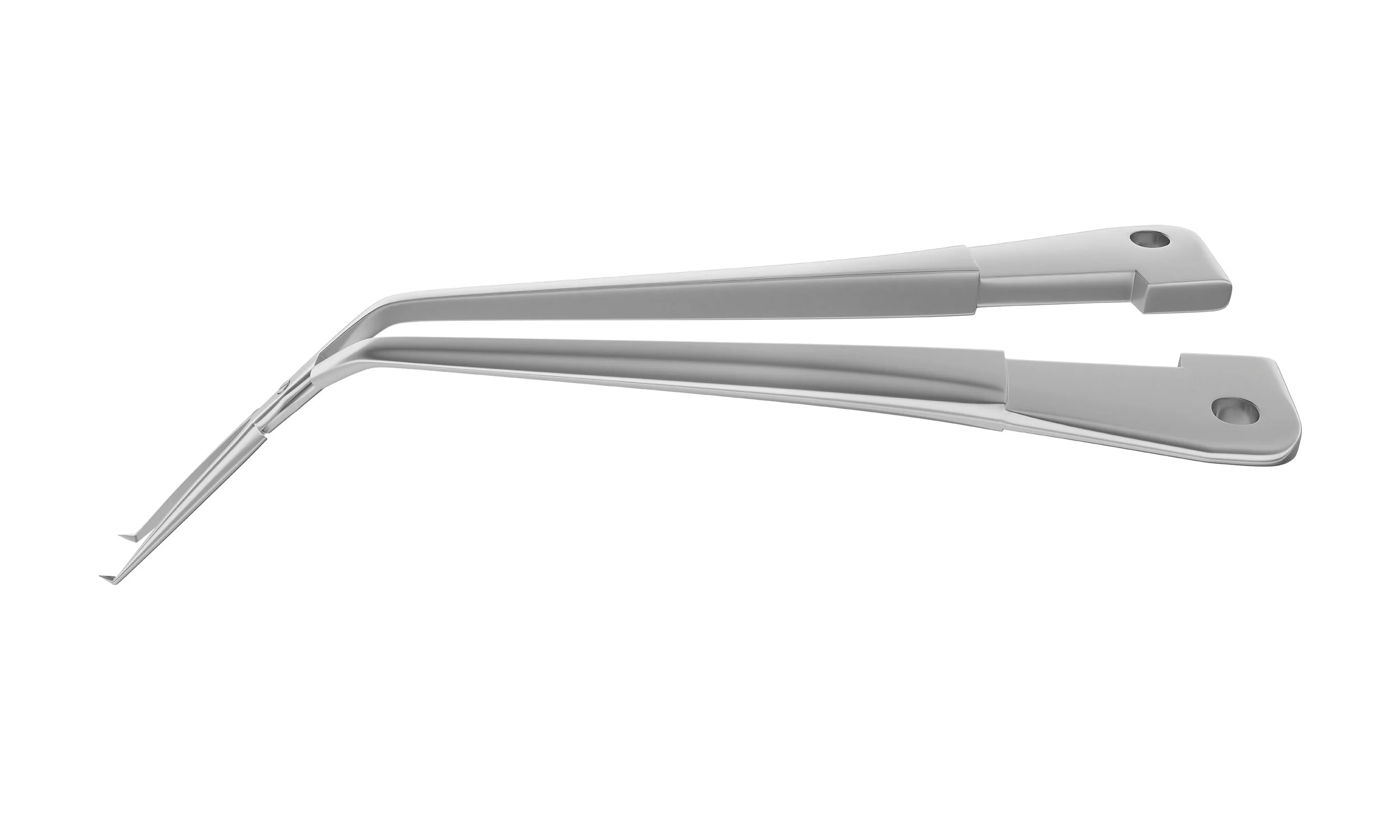 4-03962/LFS Capsulorhexis Forceps with Scale (2.50/5.00 mm), Cross-Action, for 1.50 mm Incisions, Straight Stainless Steel Jaws (8.50 mm), Long Lever (26.00 mm), Long (101 mm) Flat Stainless Steel Handle, Length 130 mm - Image 2