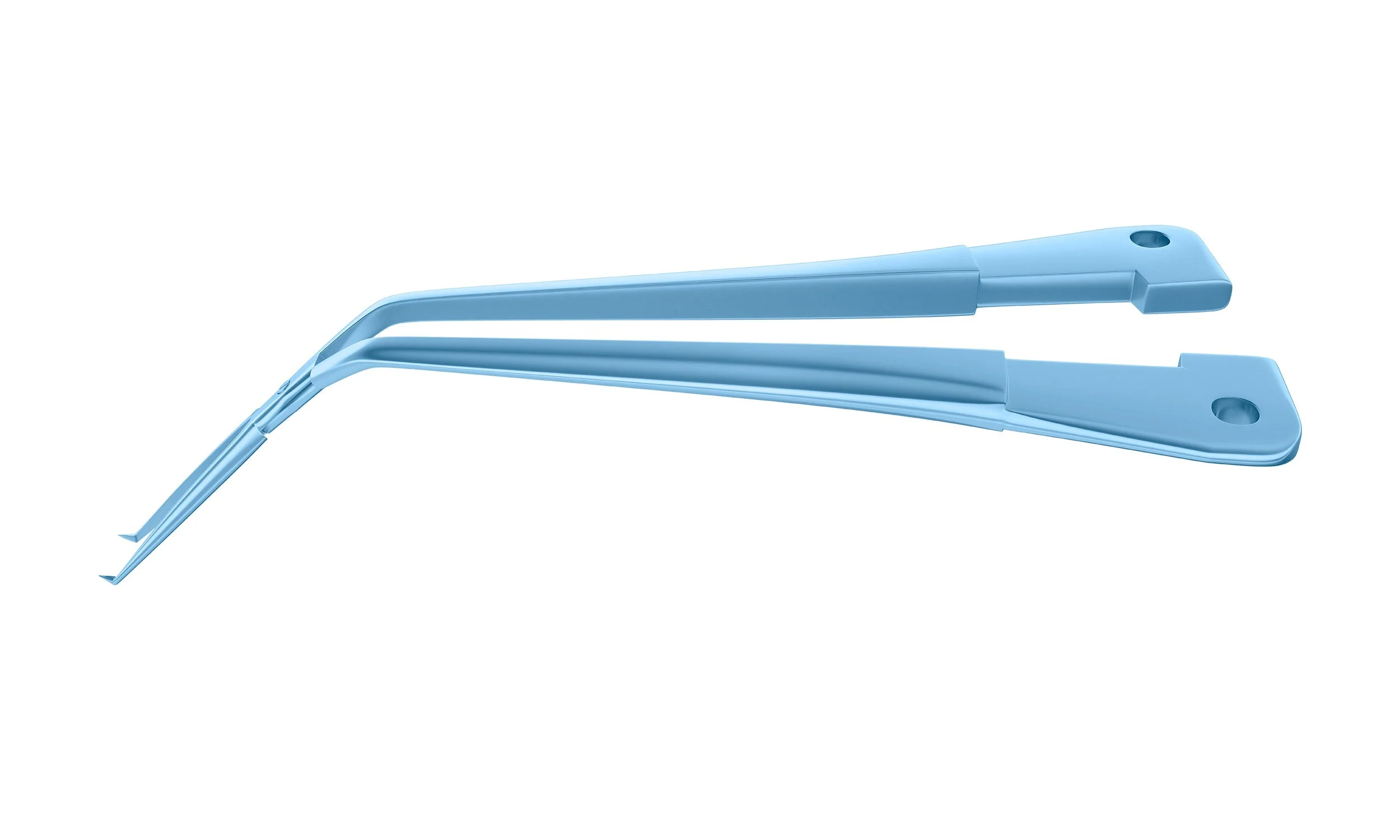 4-03962/MRT Capsulorhexis Forceps with Scale (2.50/5.00 mm), Cross-Action, for 1.50 mm Incisions, Straight Titanium Jaws (8.50 mm), Long Lever (26.00 mm), Medium (91 mm) Round Titanium Handle, Length 120 mm - Image 2