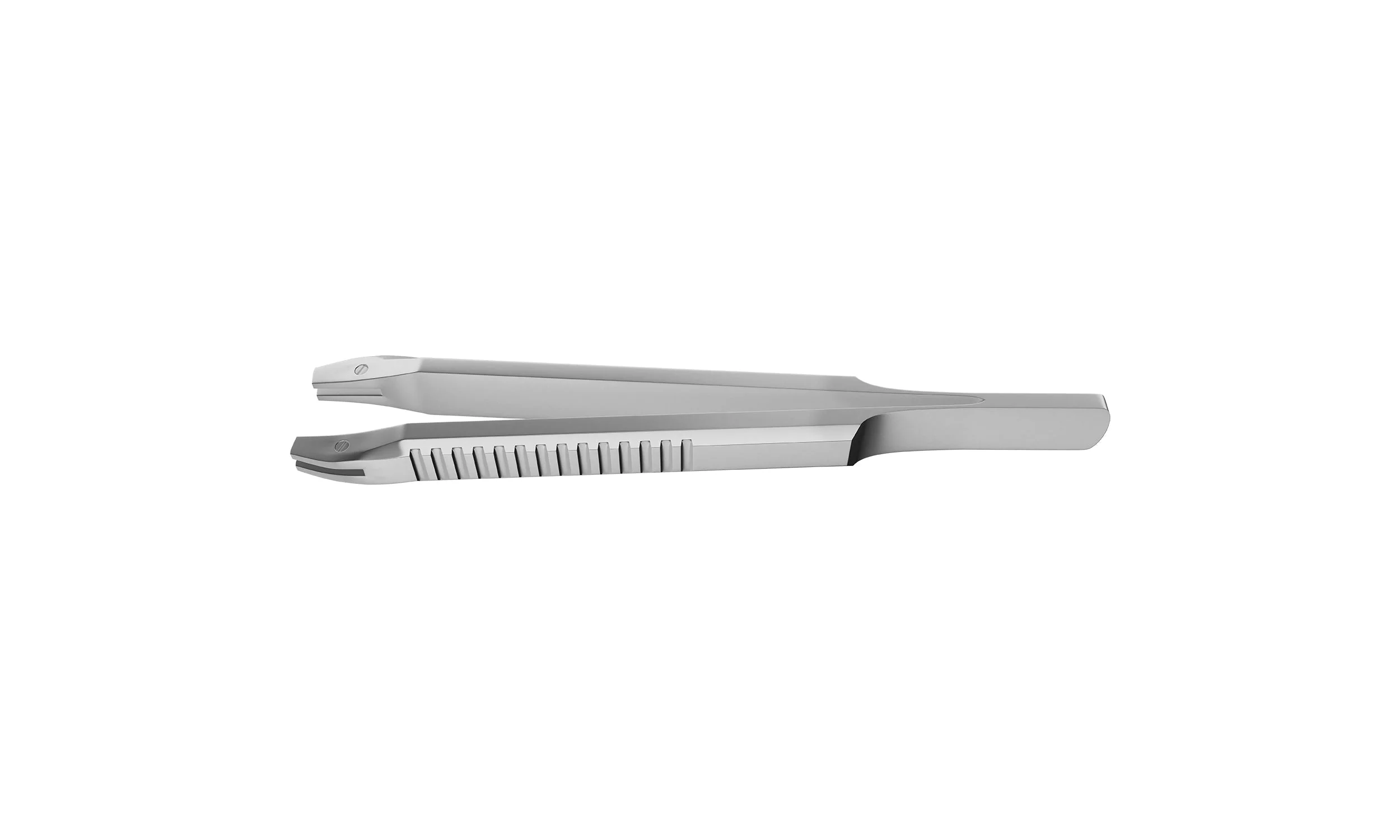 4-03962/SFS Capsulorhexis Forceps with Scale (2.50/5.00 mm), Cross-Action, for 1.50 mm Incisions, Straight Stainless Steel Jaws (8.50 mm), Long Lever (26.00 mm), Short (71 mm) Flat Stainless Steel Handle, Length 100 mm - Image 3