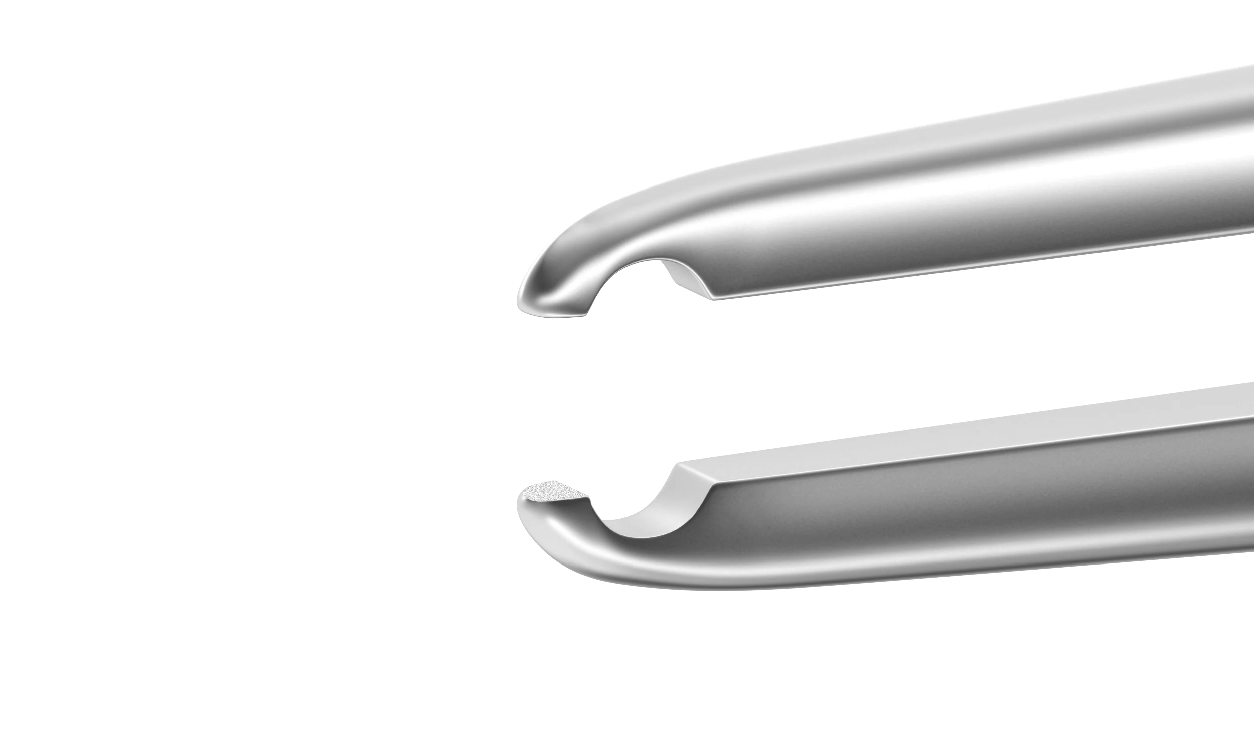 4-0502S Hoskin Type Colibri Forceps, Pierced Tips, Flat Handle, Length 84 mm, Stainless Steel - Image 2
