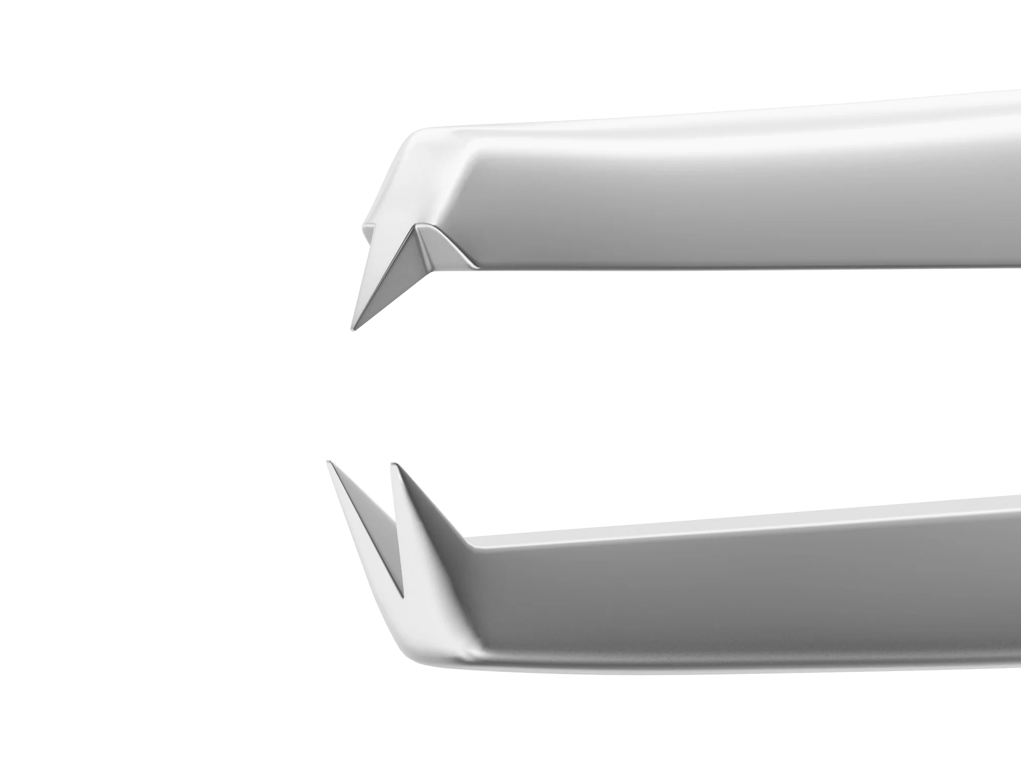 4-0600S Castroviejo Suturing Forceps, 0.12 mm, 1x2 Teeth, 6.00 mm Tying Platform, Flat Handle, Length 110 mm, Stainless Steel - Image 2
