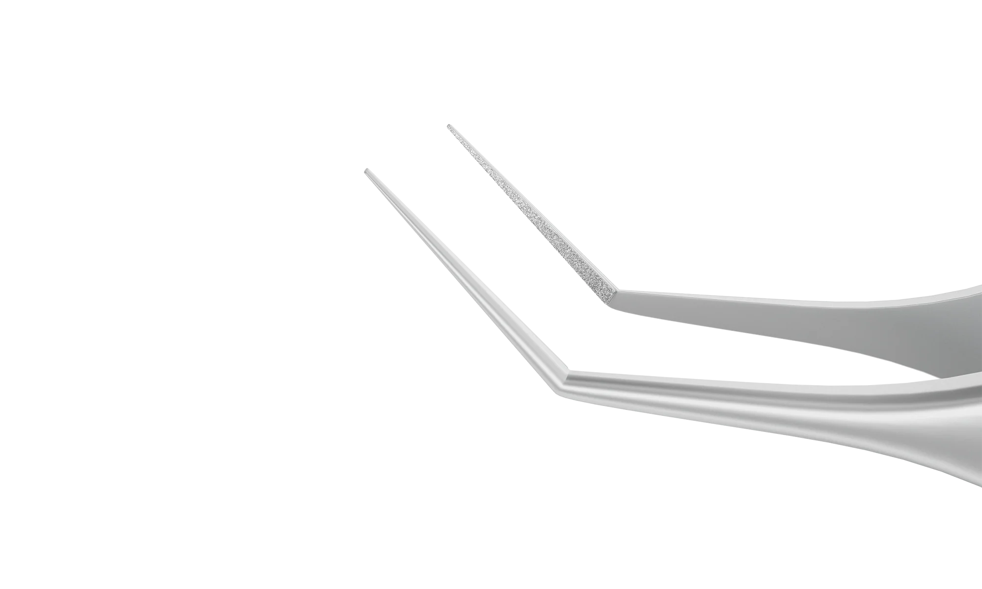 4-091S Kelman-McPherson Tying Forceps, Angled Shafts, with 8.00 mm Tying Platform, Length 84 mm, Stainless Steel - Image 2