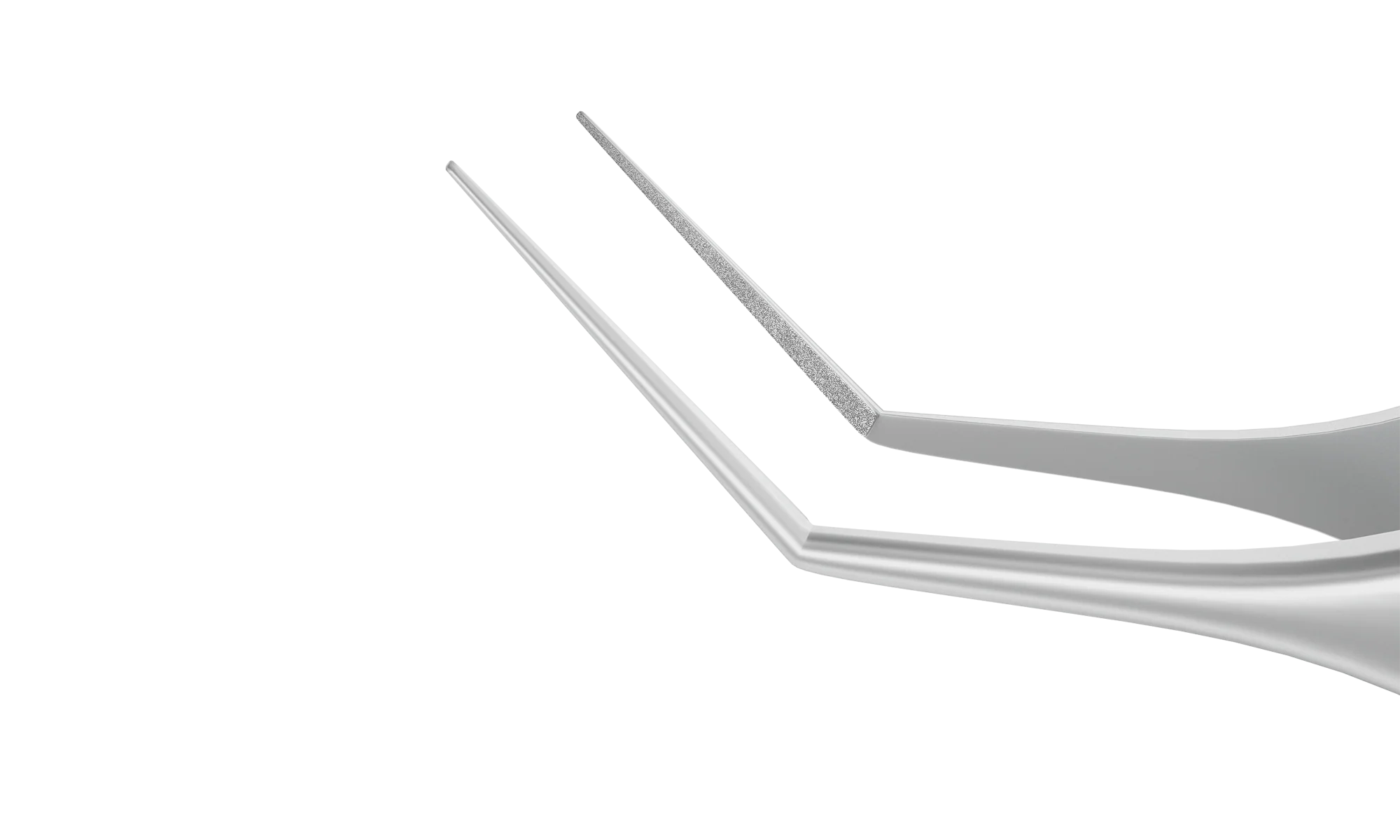 4-092S Kelman-McPherson Tying Forceps, Angled Shafts, with 10.00 mm Tying Platforms, Length 86 mm, Stainless Steel - Image 2