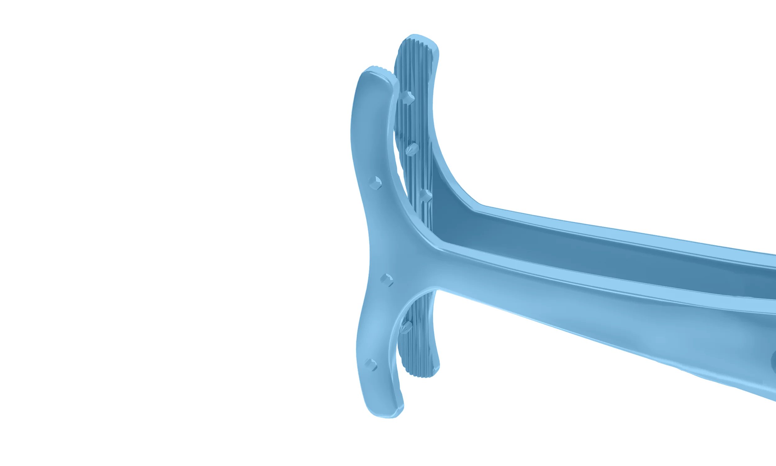 4-140T Putterman Type Lid Clamp, Length 100 mm, Titanium - Image 2