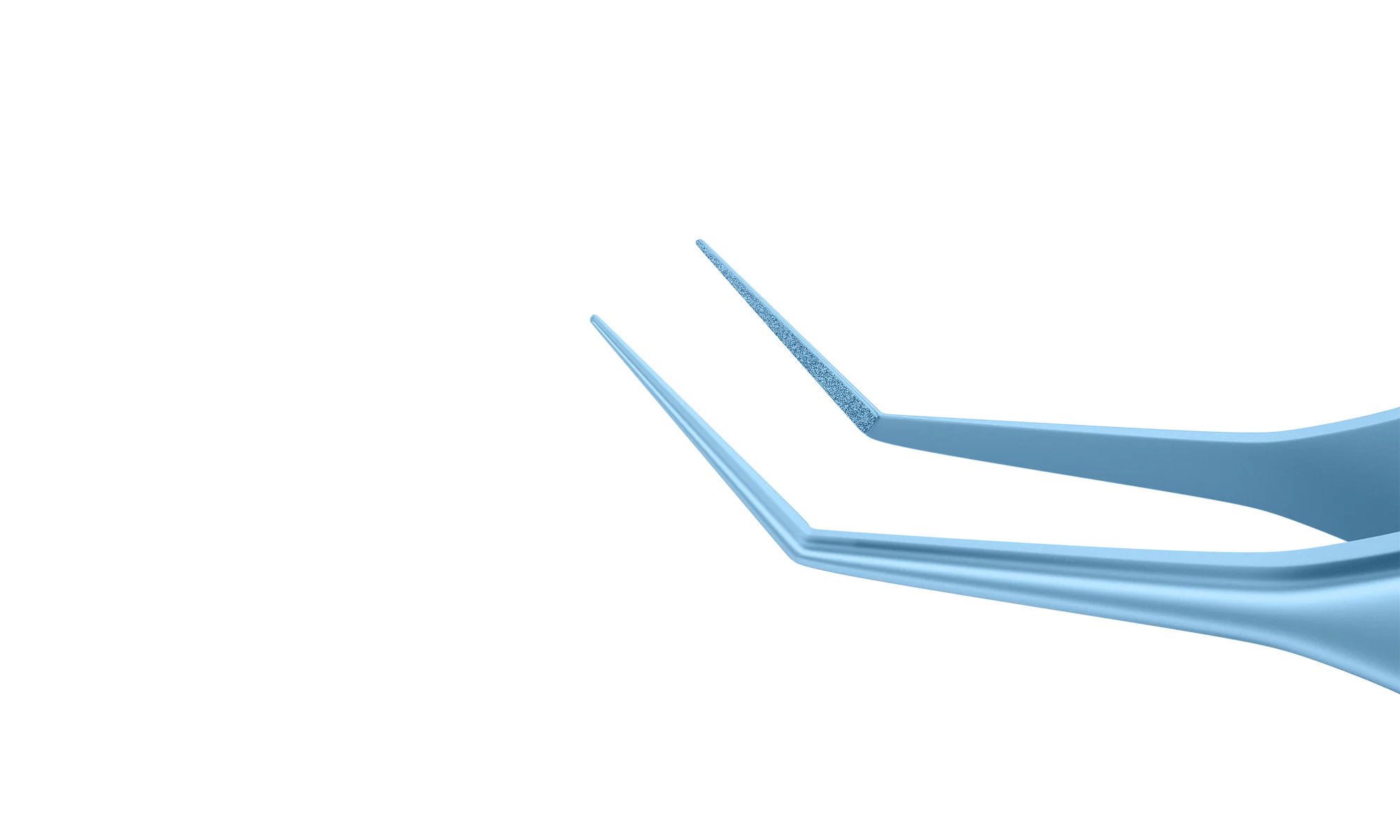 4-173T McPherson Angled Tying Forceps, 6.00 mm Tying Platform, Length 102 mm, Titanium - Image 2