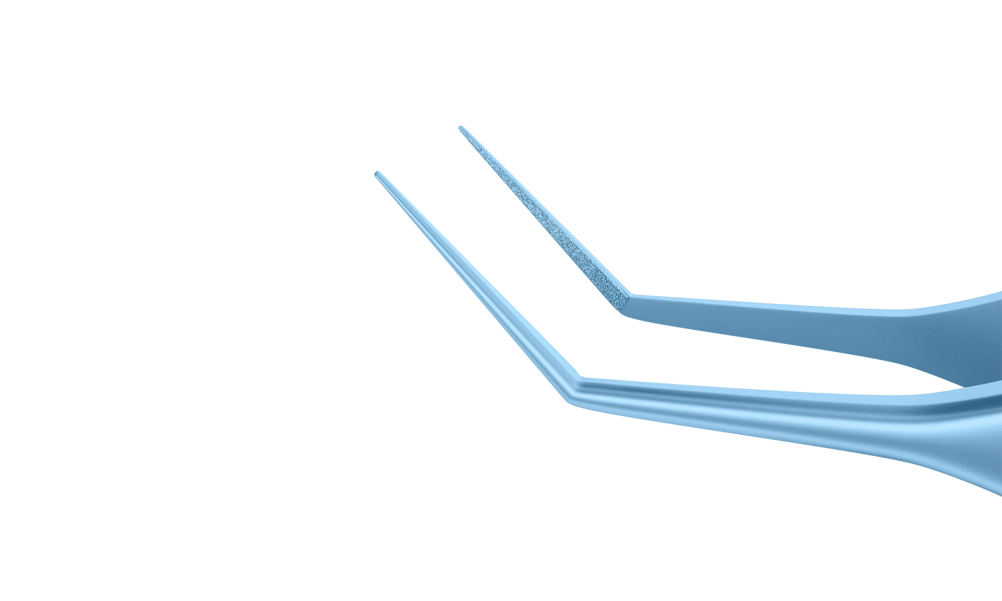 4-174T McPherson Angled Tying Forceps, 8.00 mm Tying Platform, Length 103 mm, Titanium - Image 2