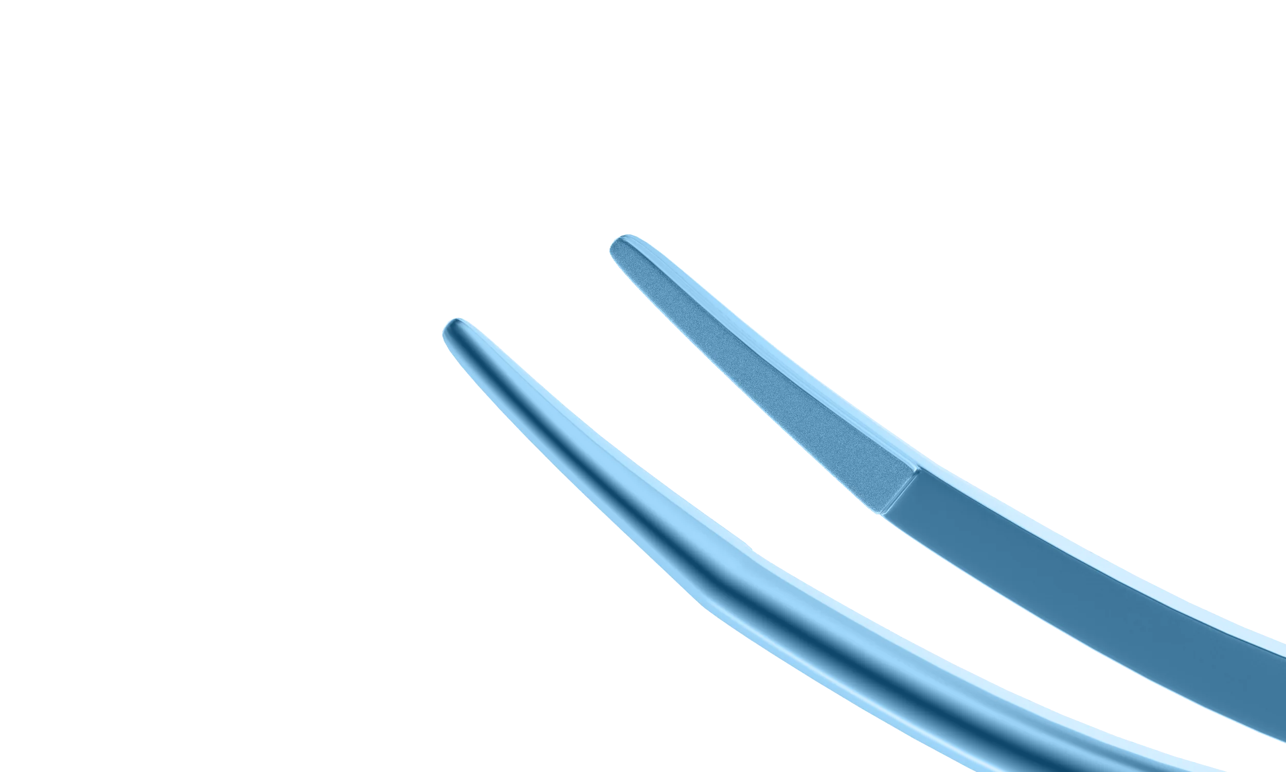 4-177T McPherson Curved Tying Forceps, 4.00 mm Tying Platform, Length 109 mm, Titanium - Image 2