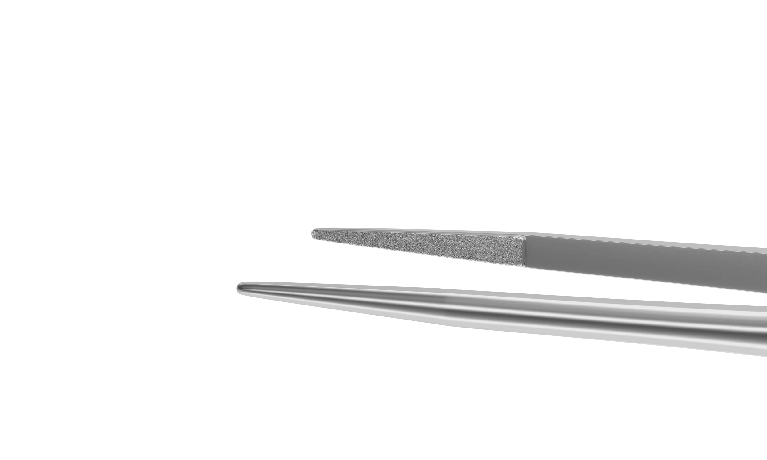 4-185S Tennant Straight Tying Forceps, Extra-Delicate Tips, for 9-0 to 11-0 Sutures, Round Handle, Length 108 mm, Stainless Steel - Image 2