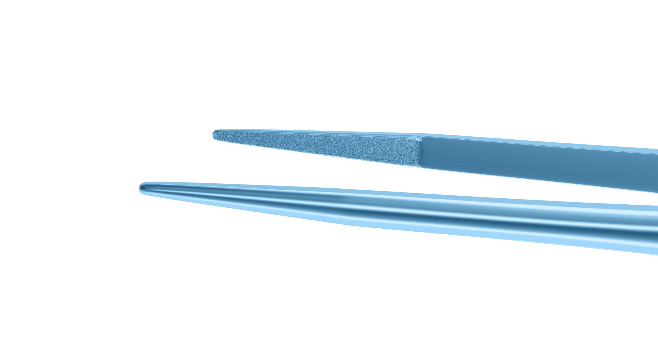 4-185T Tennant Straight Tying Forceps, Extra-Delicate Tips, for 9-0 to 11-0 Sutures, Round Handle, Length 108 mm, Titanium - Image 2