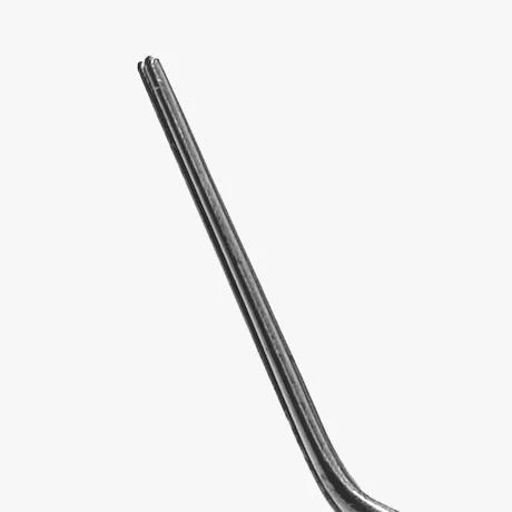 4-2108S Faulkner Lens Holding Forceps, Angled shafts, Smooth Jaws, Length 105 mm, Stainless Steel - Image 2