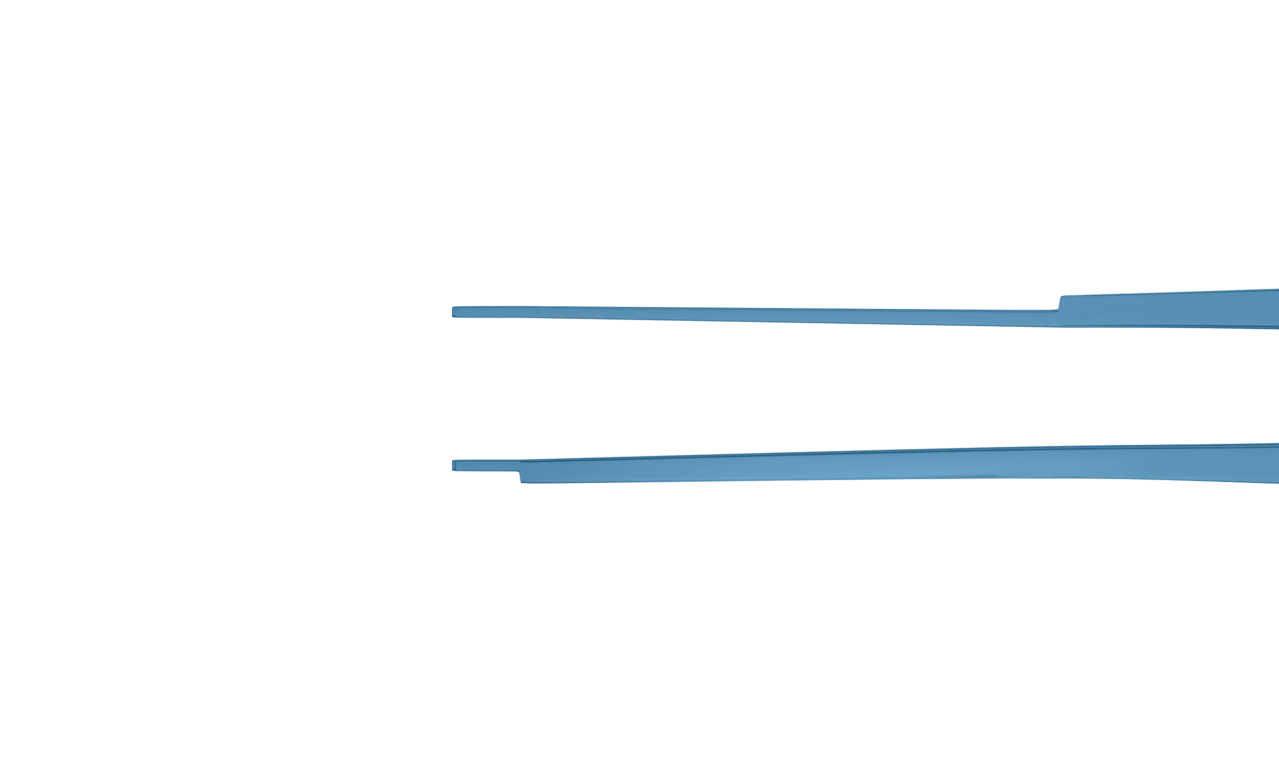 4-2141T Cartridge Loading Forceps, for Inserting IOL into A, B, C, D Cartridges, Thin and Smooth Jaws, Length 109 mm, Titanium - Image 2